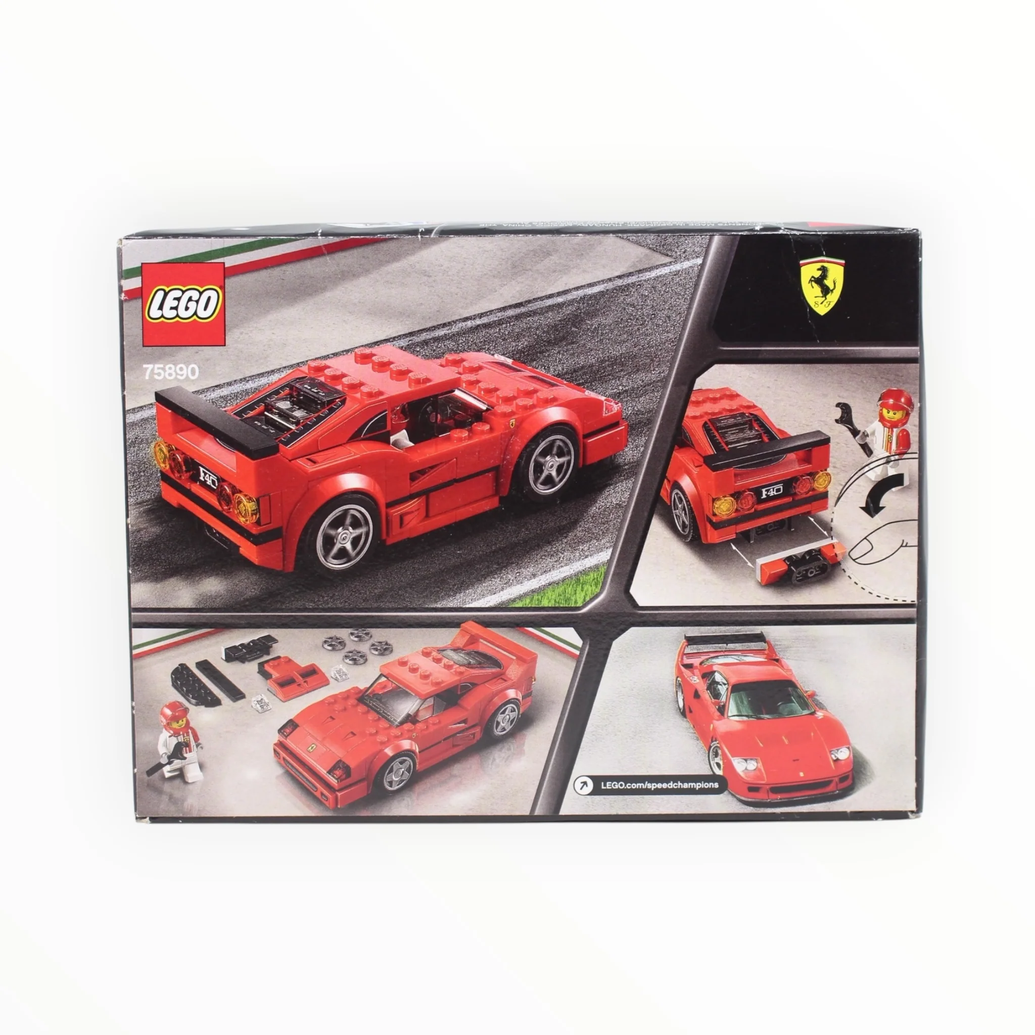 Retired Set 75890 Speed Champions Ferrari F40 Competizione (slight box damage) - Image 2