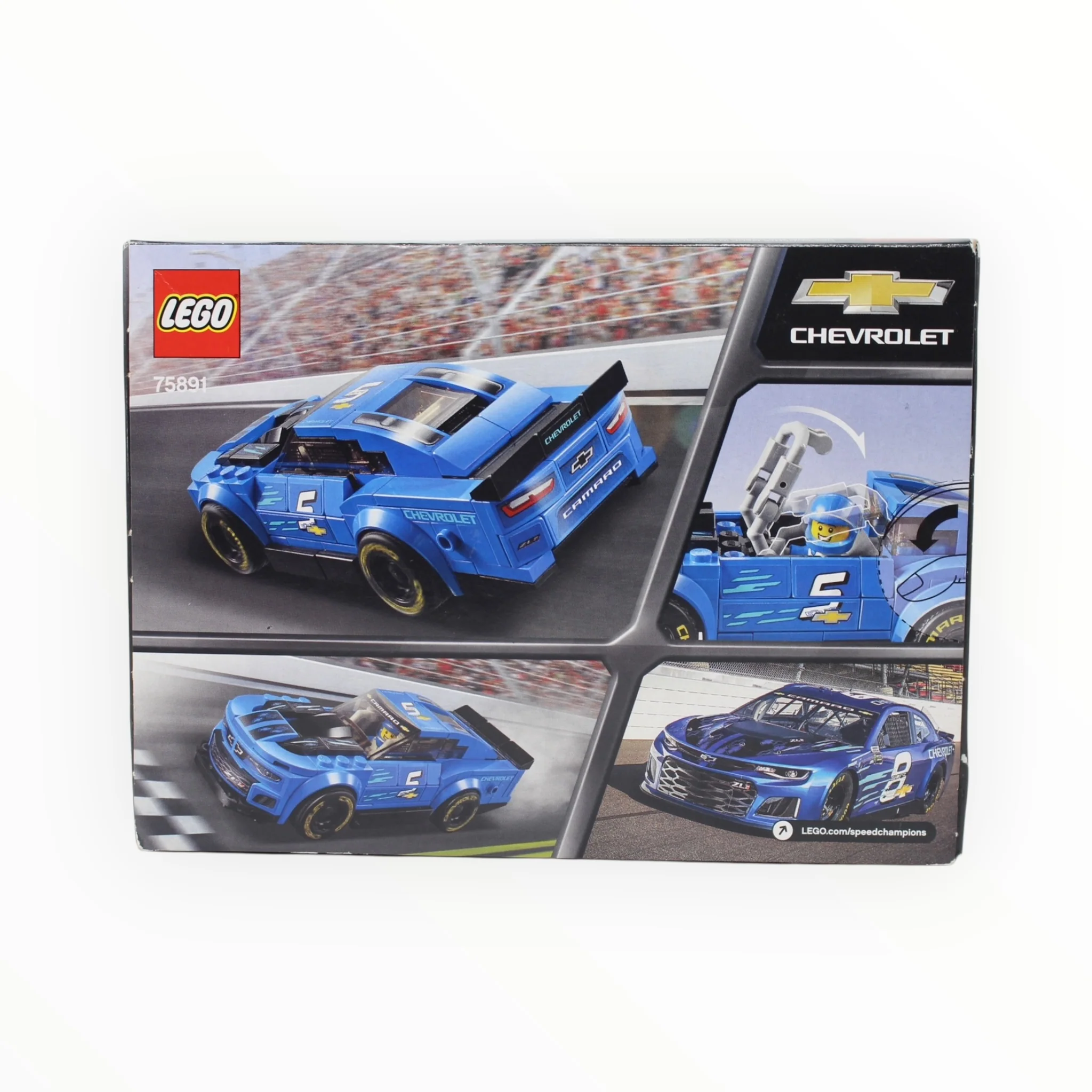 Retired Set 75891 Speed Champions Chevrolet Camaro ZL1 Race Car (slight box damage) - Image 2