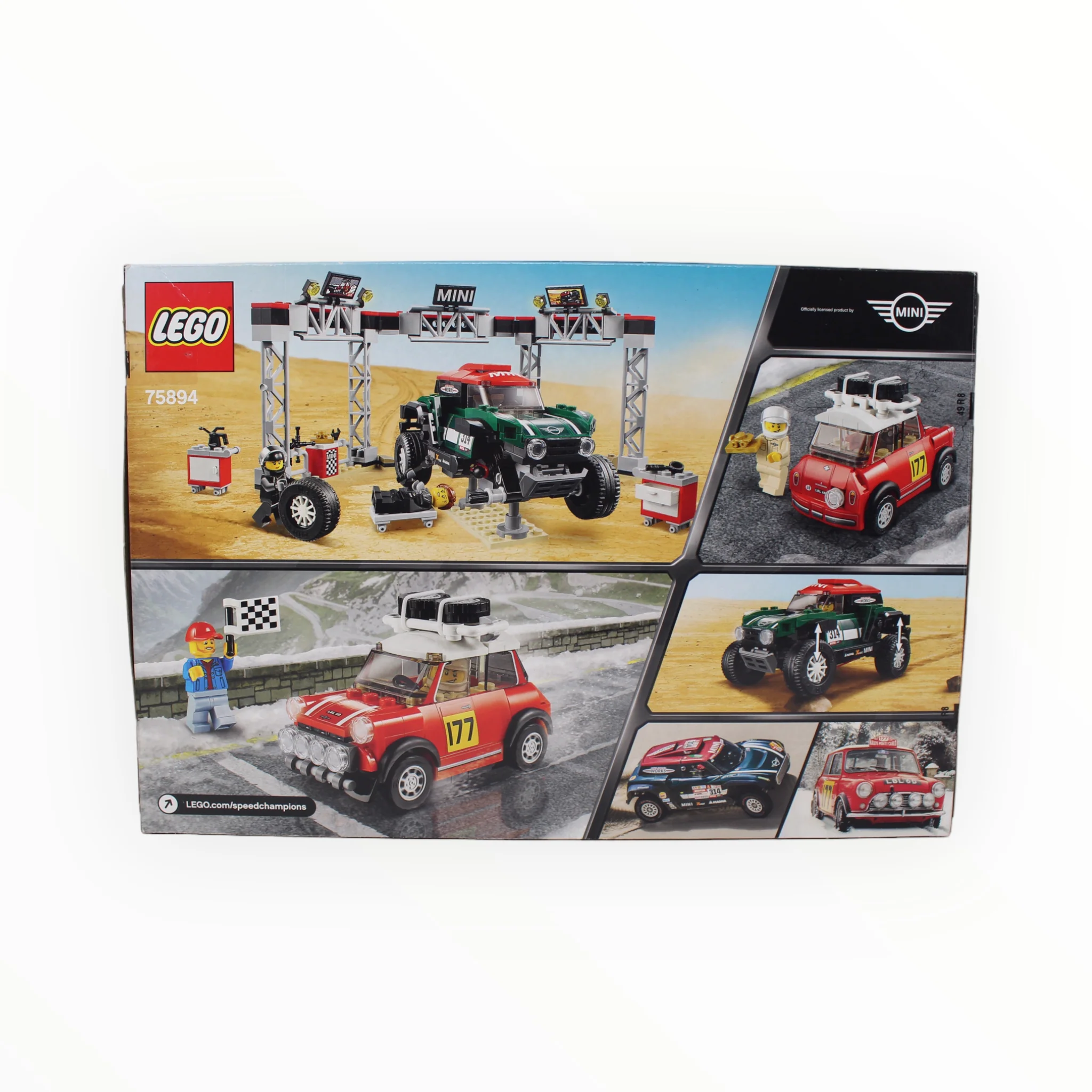 Retired Set 75894 Speed Champions 1967 Mini Cooper S Rally and 2018 MINI John Cooper Works Buggy - Image 2