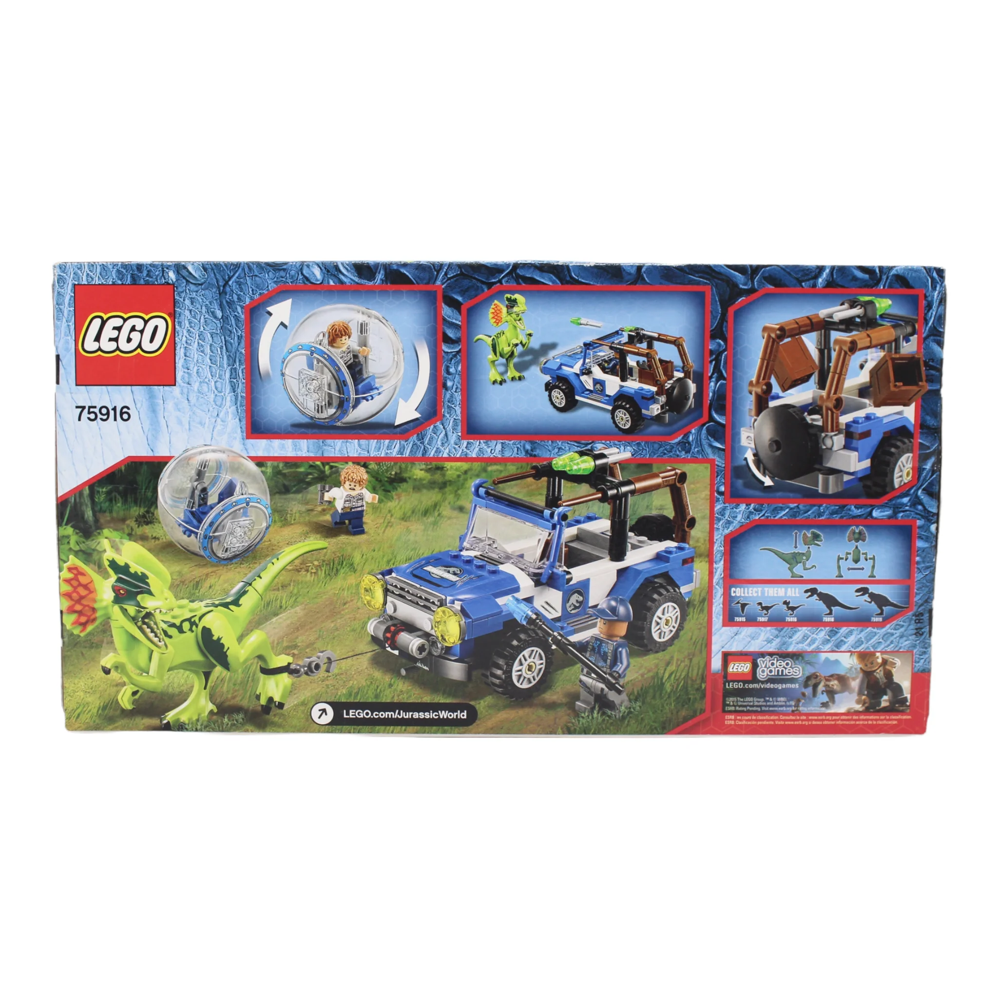 Retired Set 75916 Jurassic World Dilophosaurus Ambush - Image 2