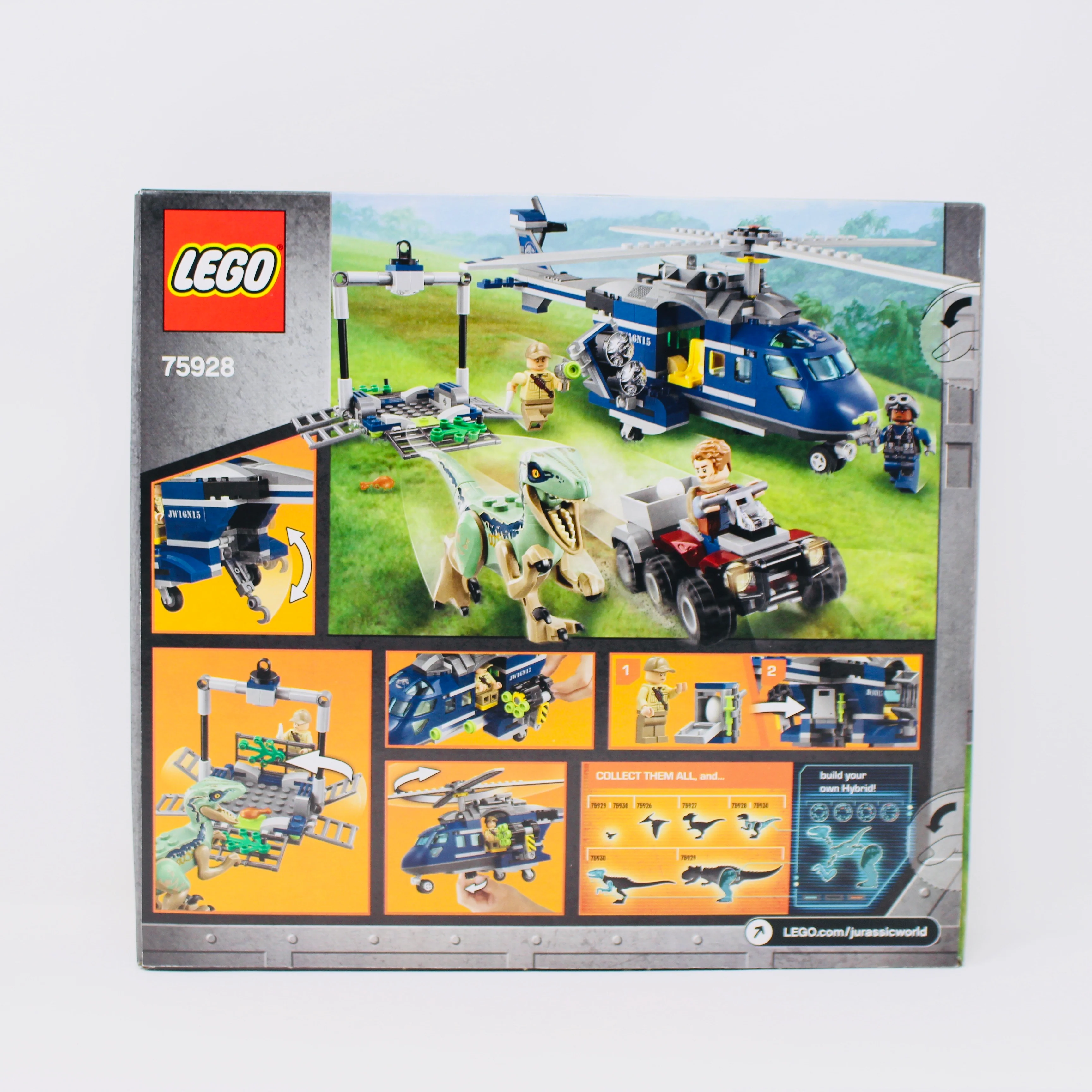 Retired Set 75928 Jurassic World Blue’s Helicopter Pursuit - Image 2