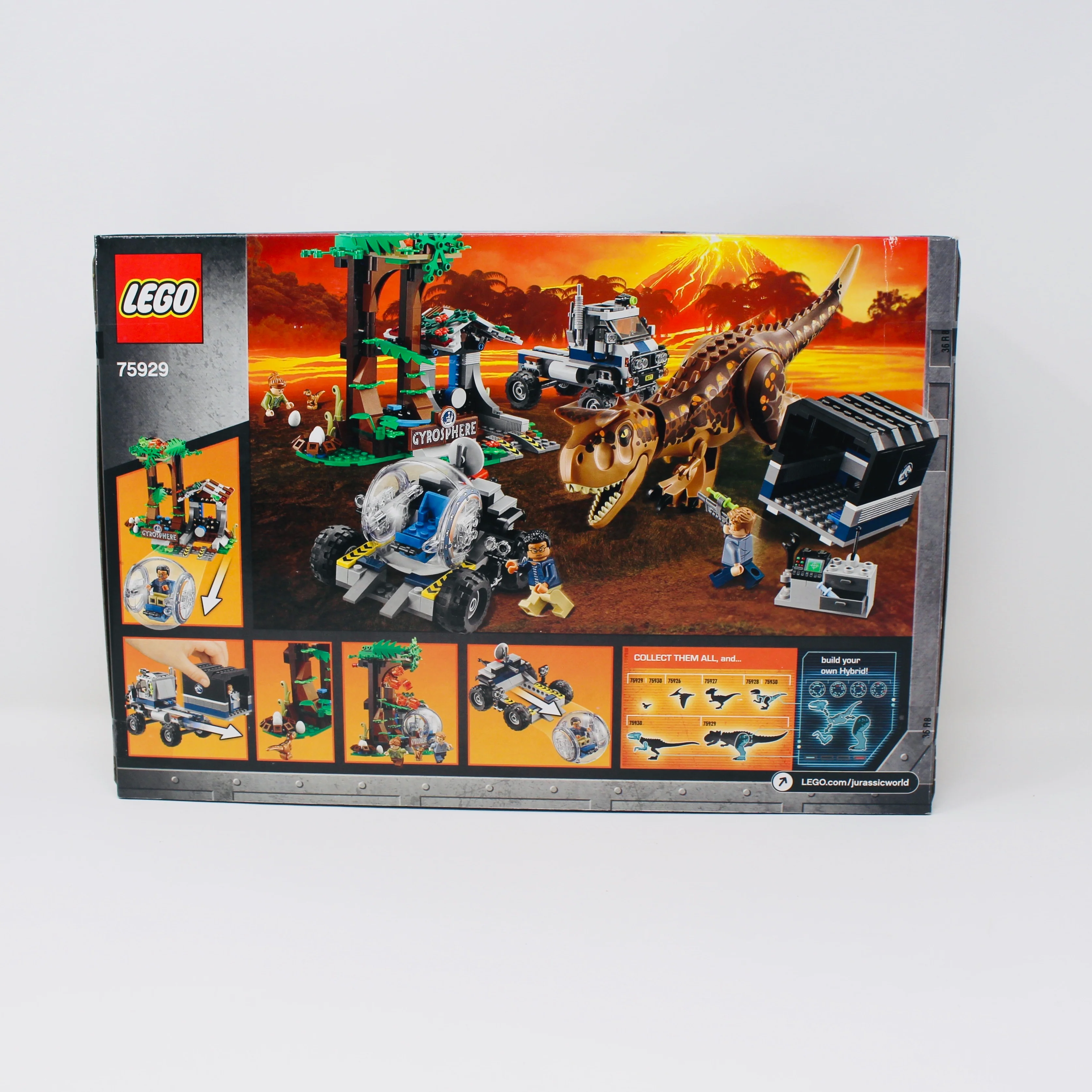 Retired Set 75929 Jurassic World Carnotaurus Gyrosphere Escape - Image 2
