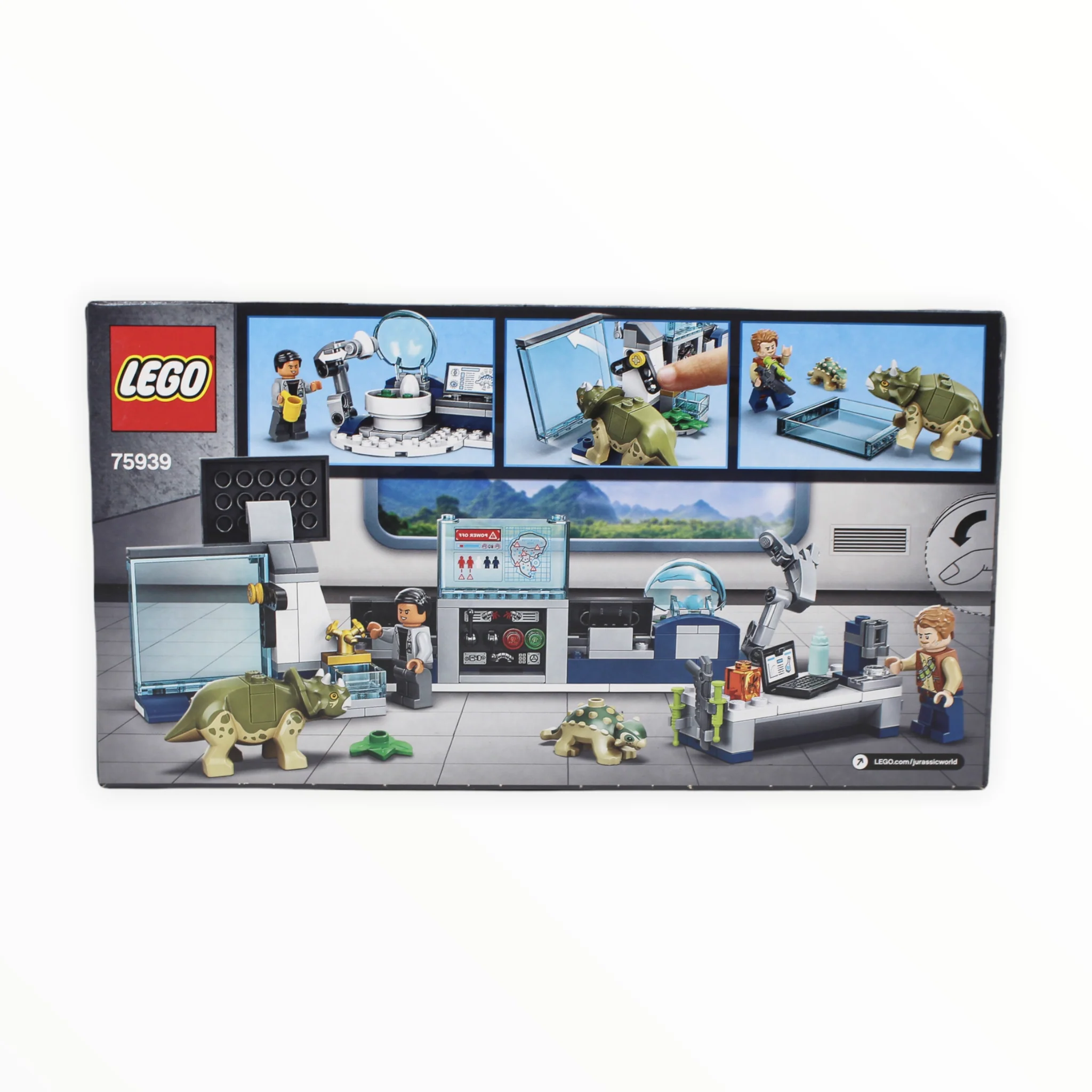 Retired Set 75939 Jurassic World Dr. Wu’s Lab: Baby Dinosaurs Breakout - Image 2