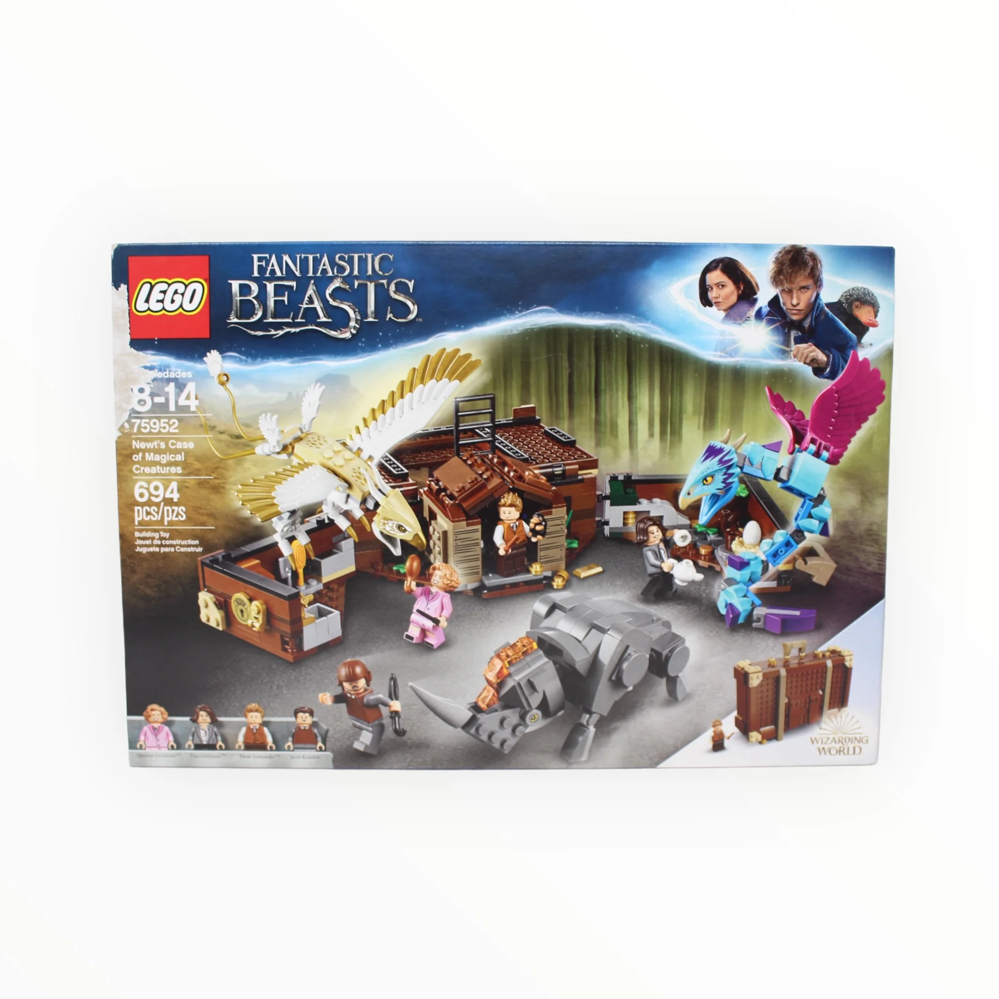 Retired Set 75952 Harry Potter Newt’s Case of Magical Creatures (damaged box)