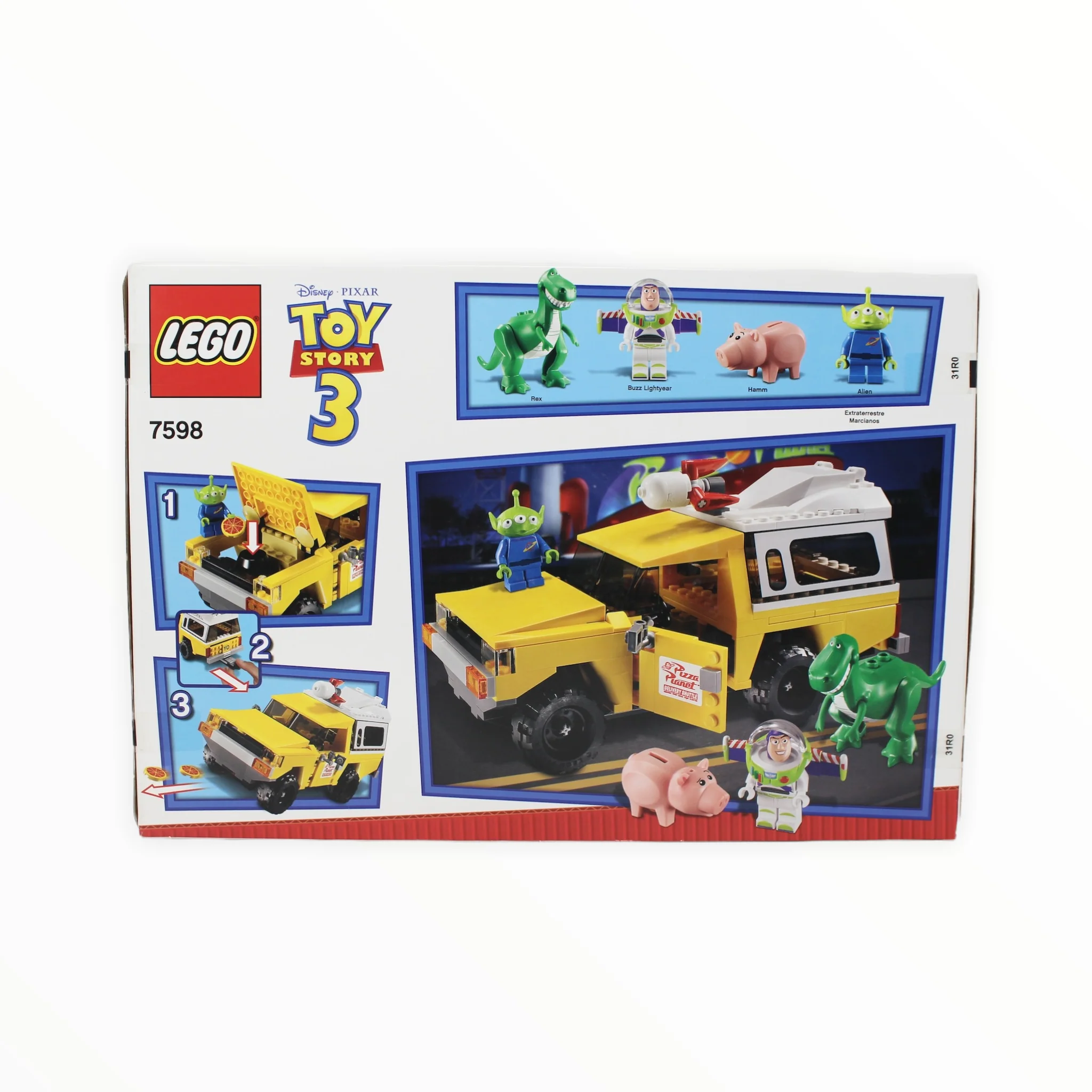 Retired Set 7598 Toy Story 3 Pizza Planet Truck Rescue - Image 2
