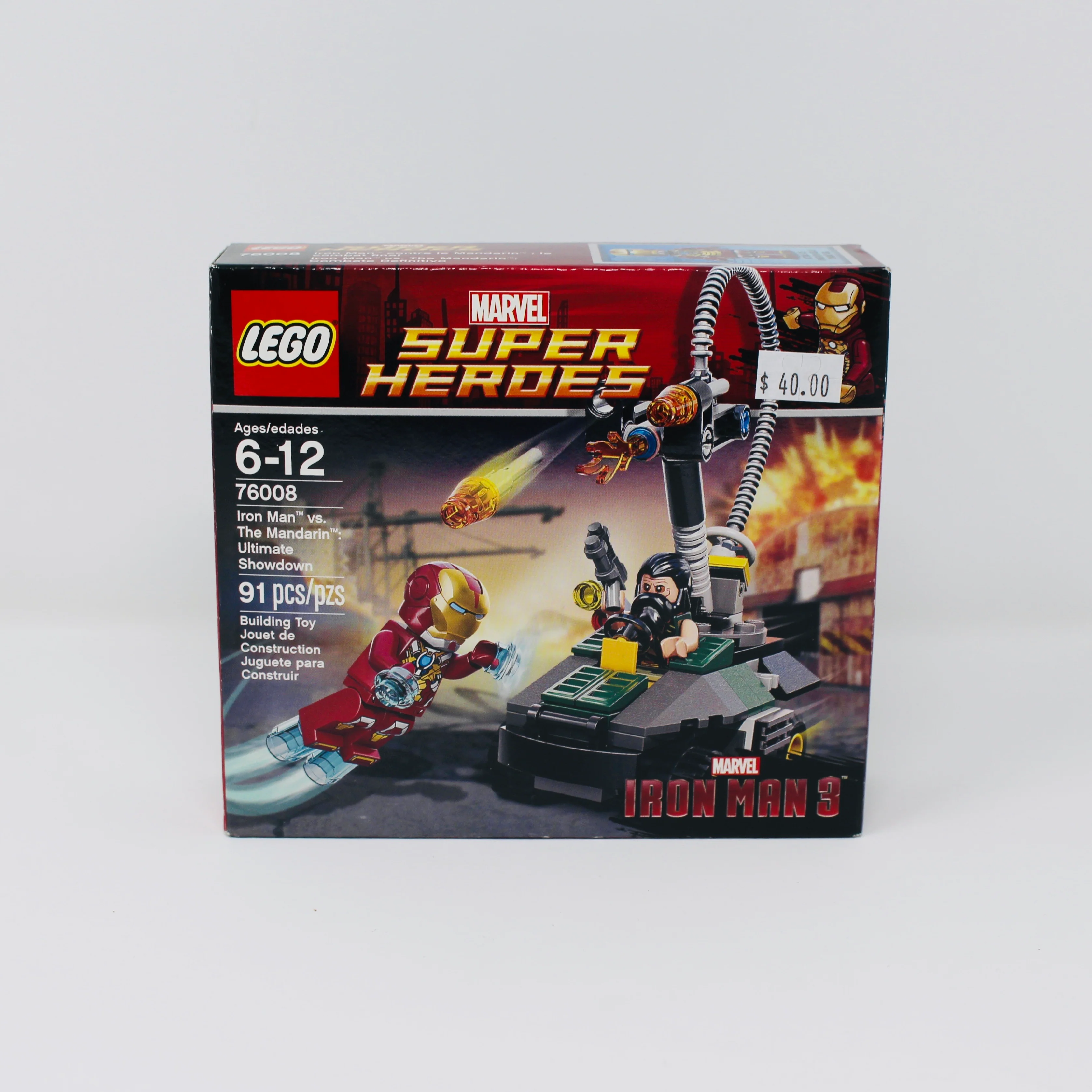 Retired Set 76008 Marvel Super Heroes Iron Man vs. The Mandarin: Ultimate Showdown
