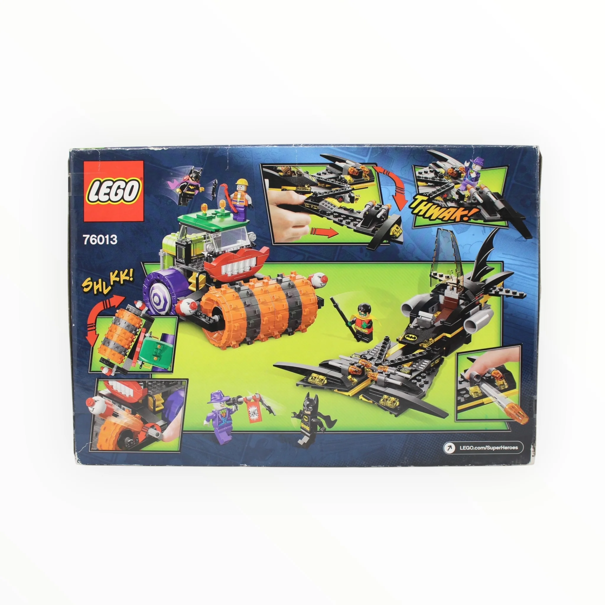 Retired Set 76013 DC Super Heroes Batman: The Joker Steamroller (slight box damage) - Image 2