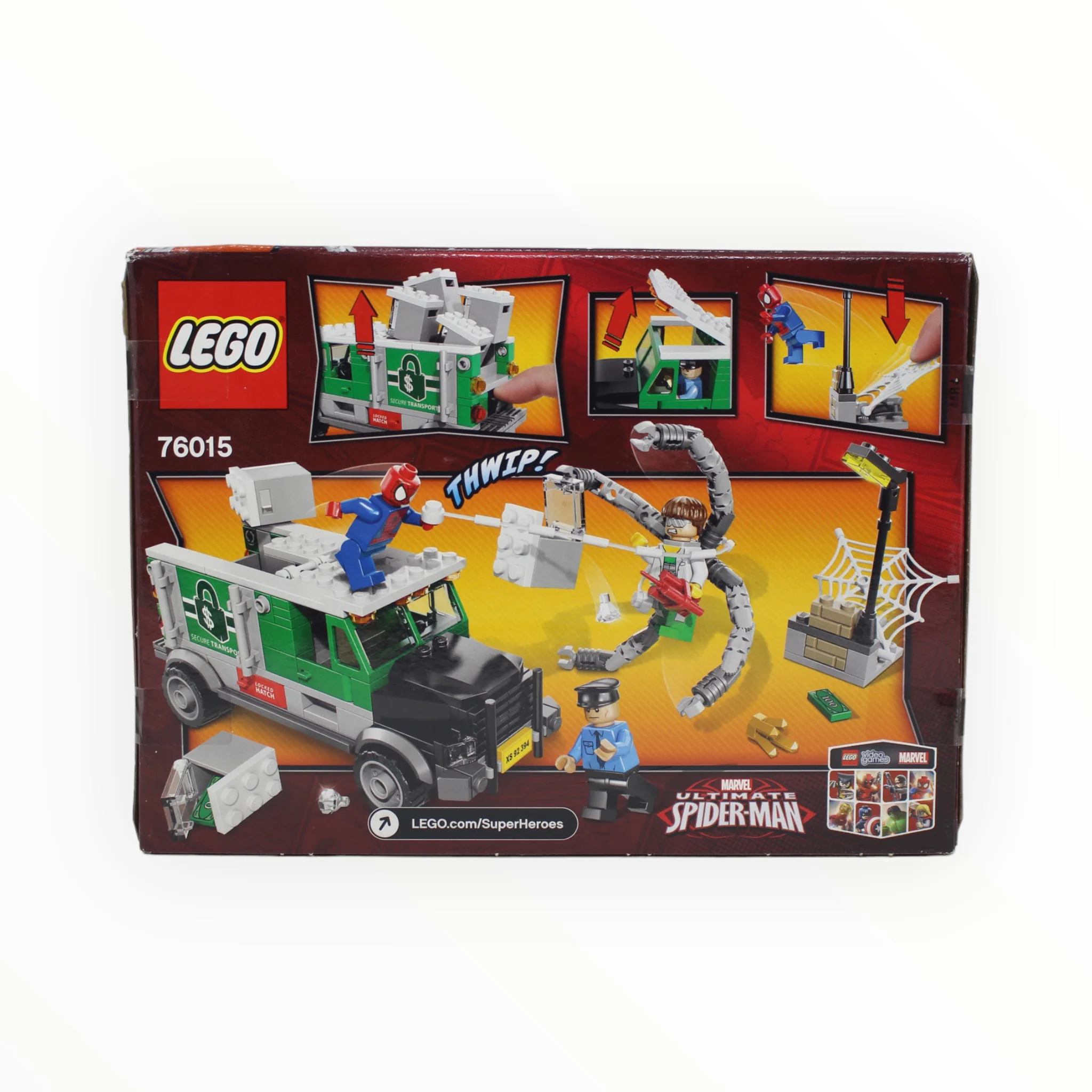 Retired Set 76015 Marvel Super Heroes Doc Ock Truck Heist - Image 2