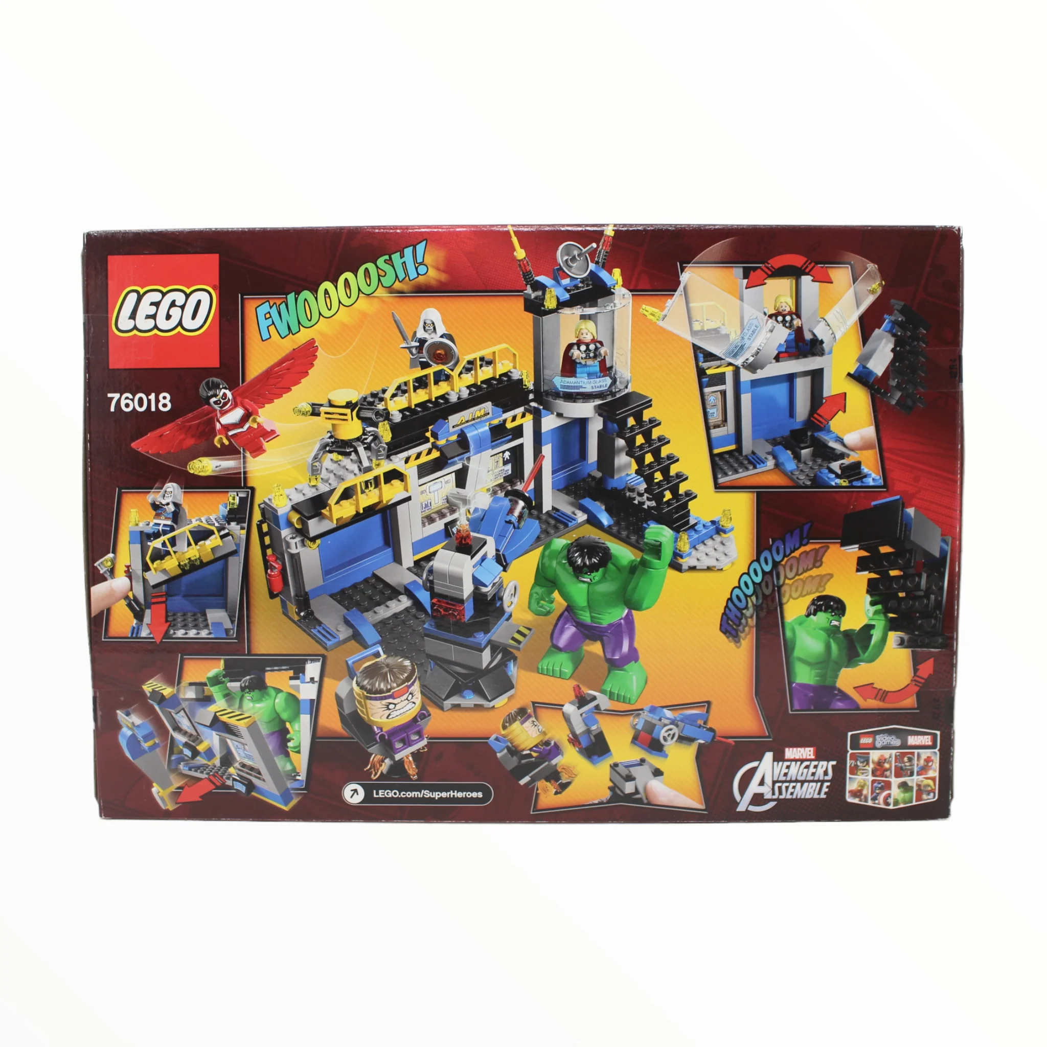 Retired Set 76018 Marvel Super Heroes Hulk Lab Smash - Image 2