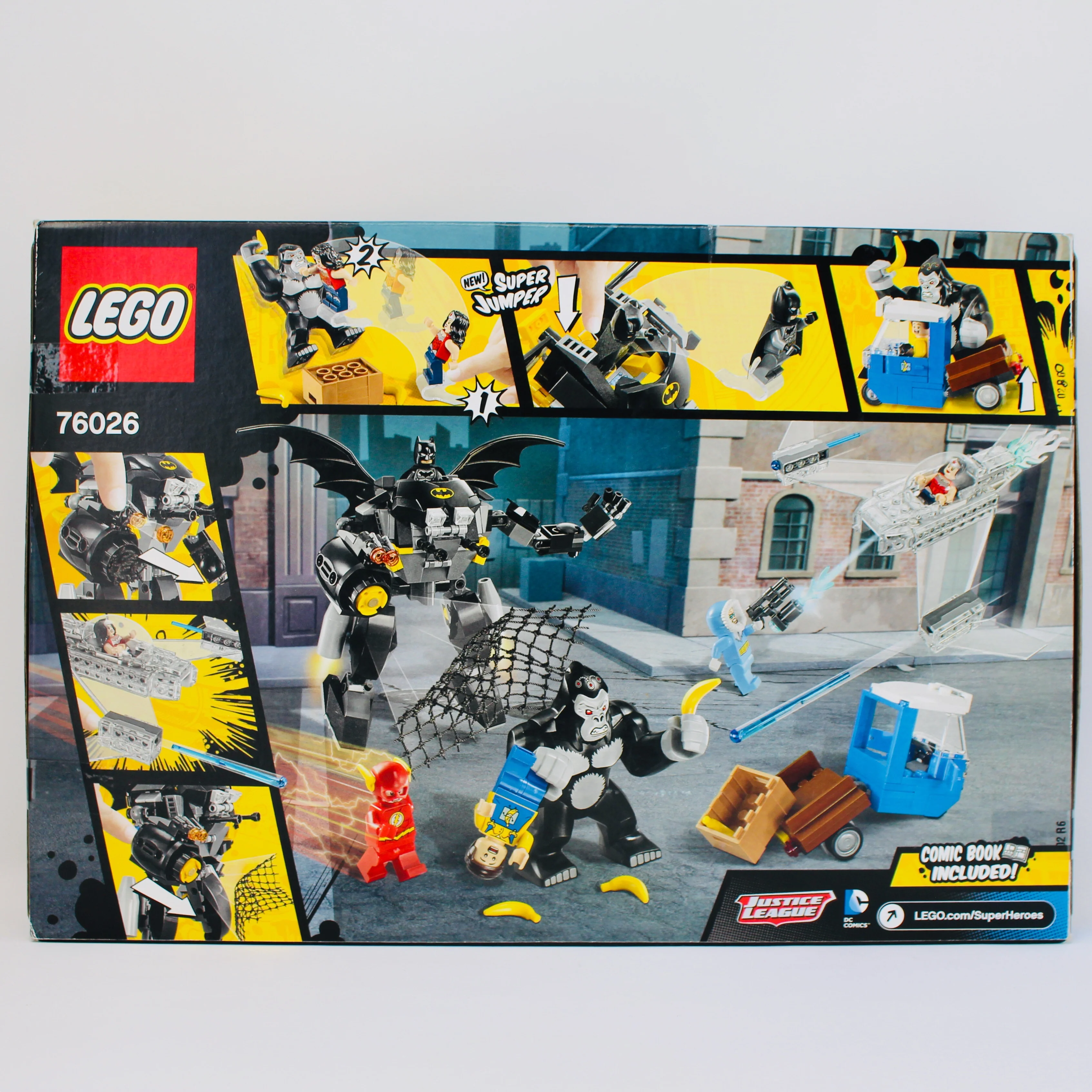 Retired Set 76026 DC Super Heroes Gorilla Grodd Goes Bananas - Image 2