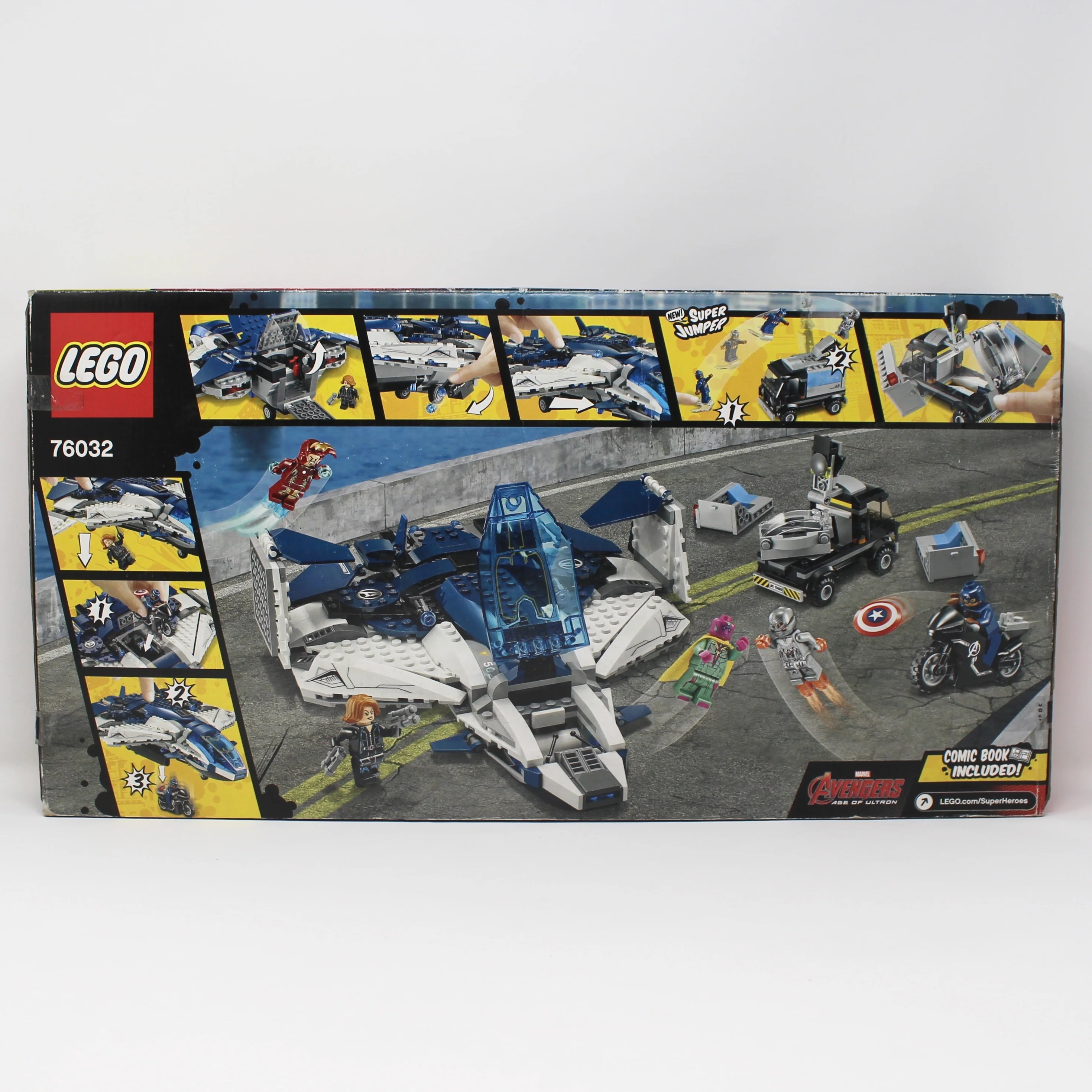 Retired Set 76032 Marvel Super Heroes The Avengers Quinjet City Chase - Image 2