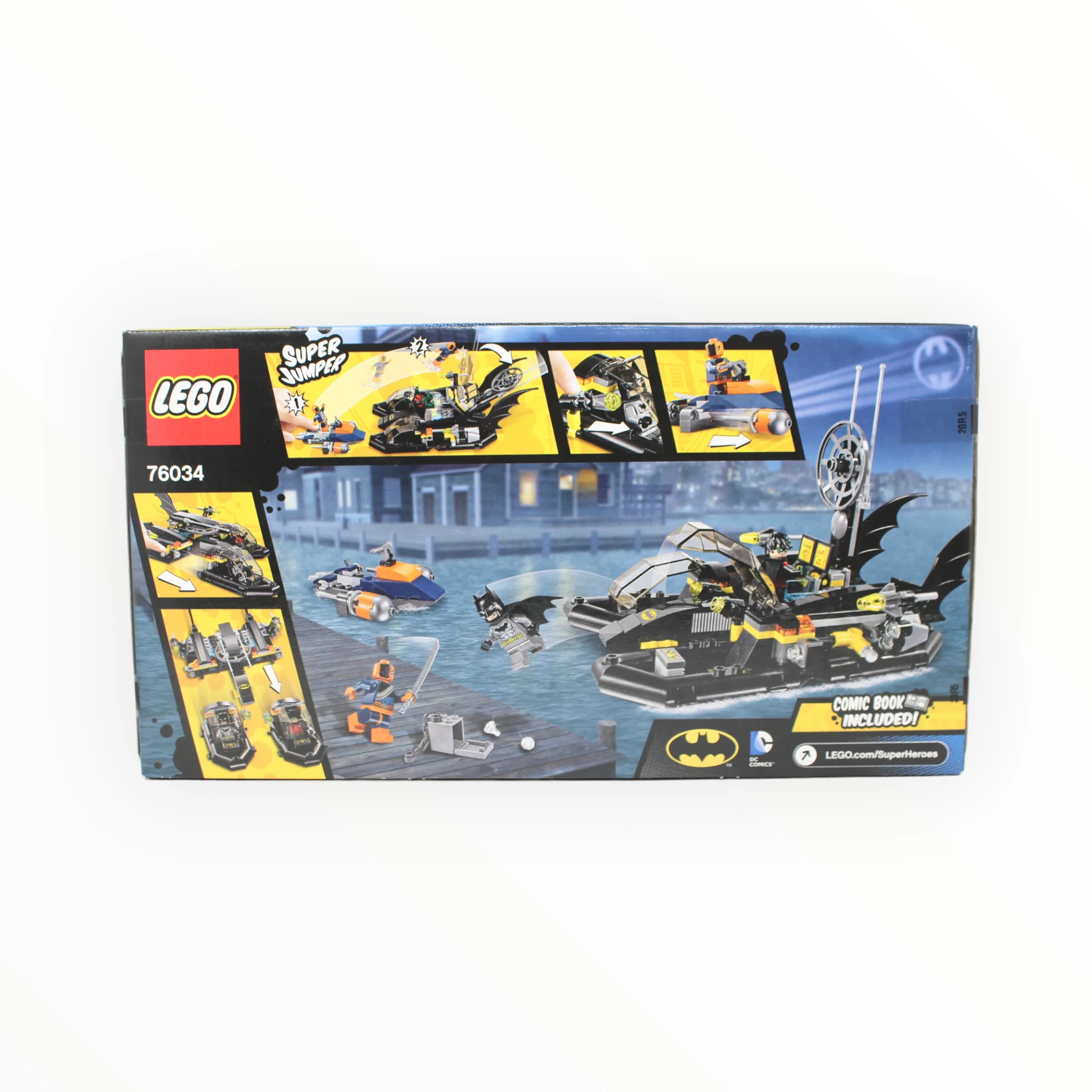 Retired Set 76034 DC Super Heroes The Batboat Harbor Pursuit - Image 2