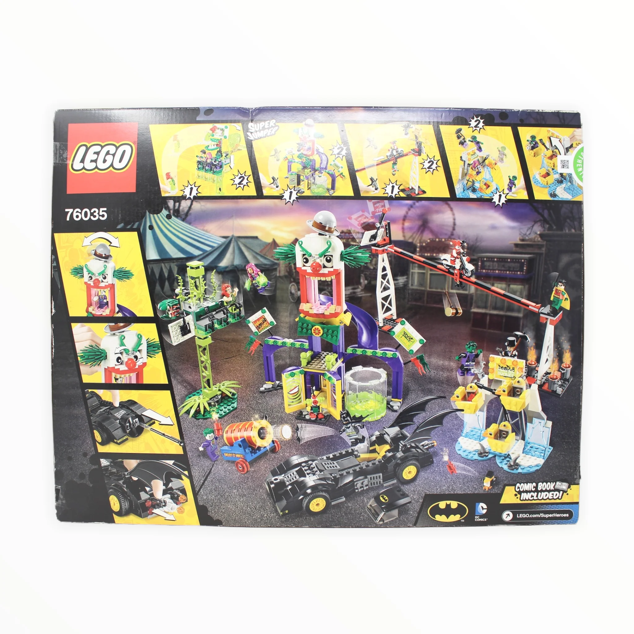 Retired Set 76035 DC Super Heroes Jokerland - Image 2