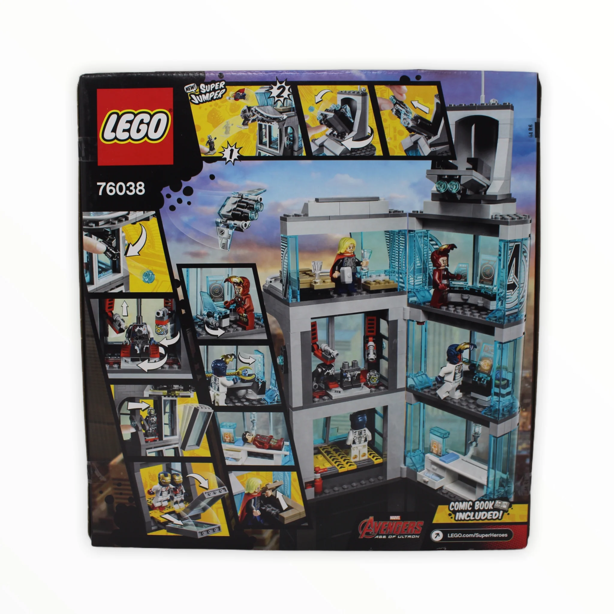 Retired Set 76038 Marvel Super Heroes Attack on Avengers Tower - Image 2