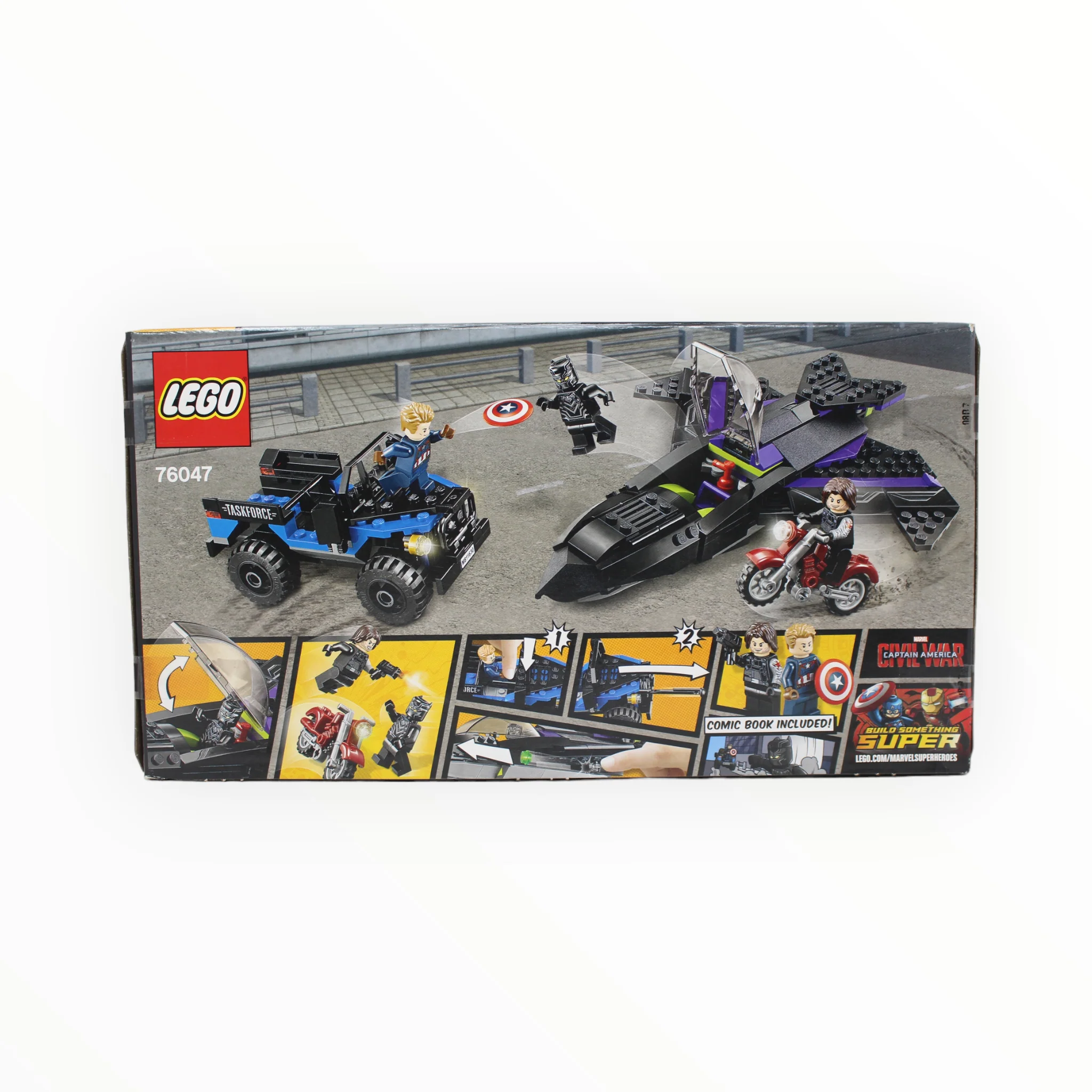 Retired Set 76047 Marvel Super Heroes Black Panther Pursuit - Image 2