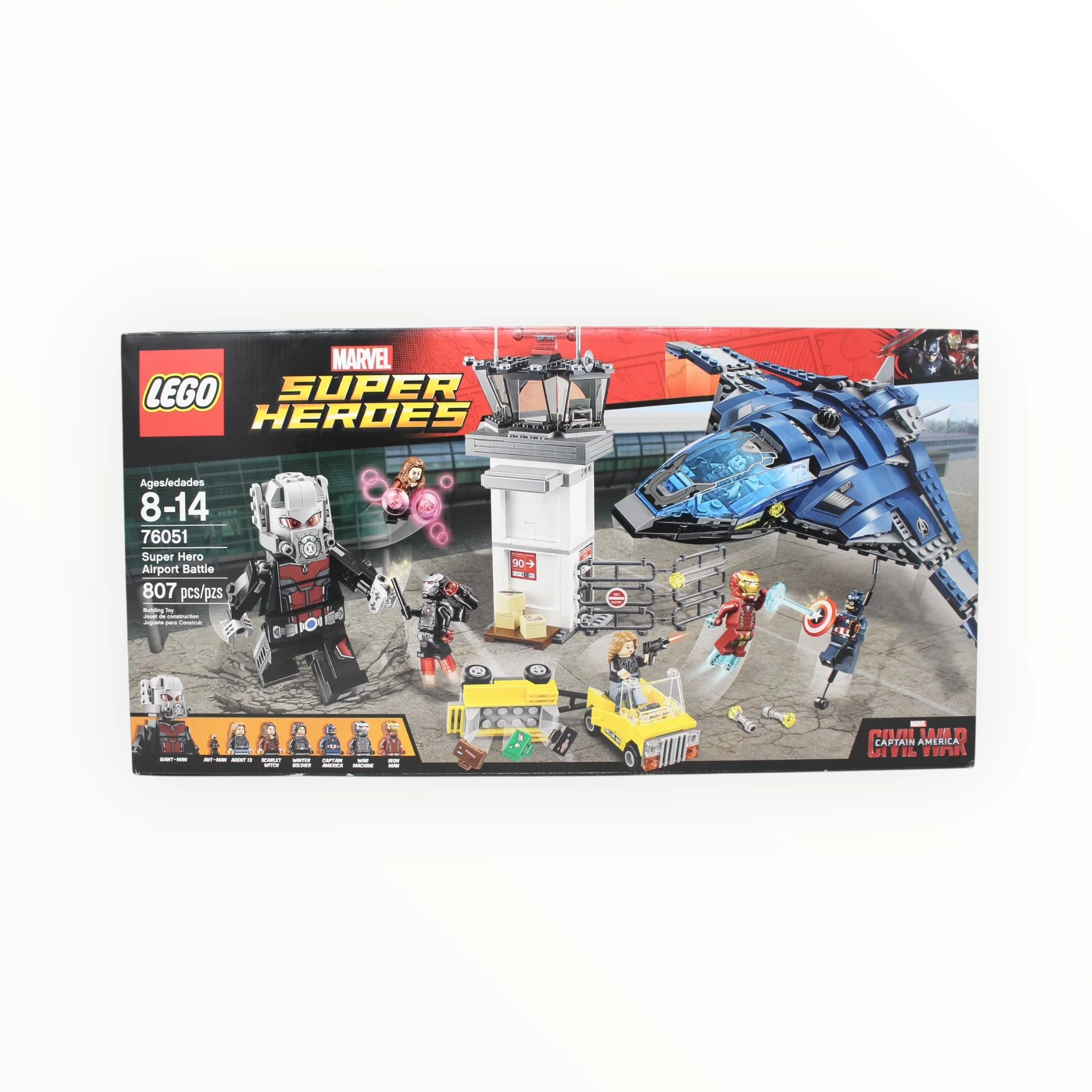 Retired Set 76051 Marvel Super Heroes Super Hero Airport Battle (slight box damage)