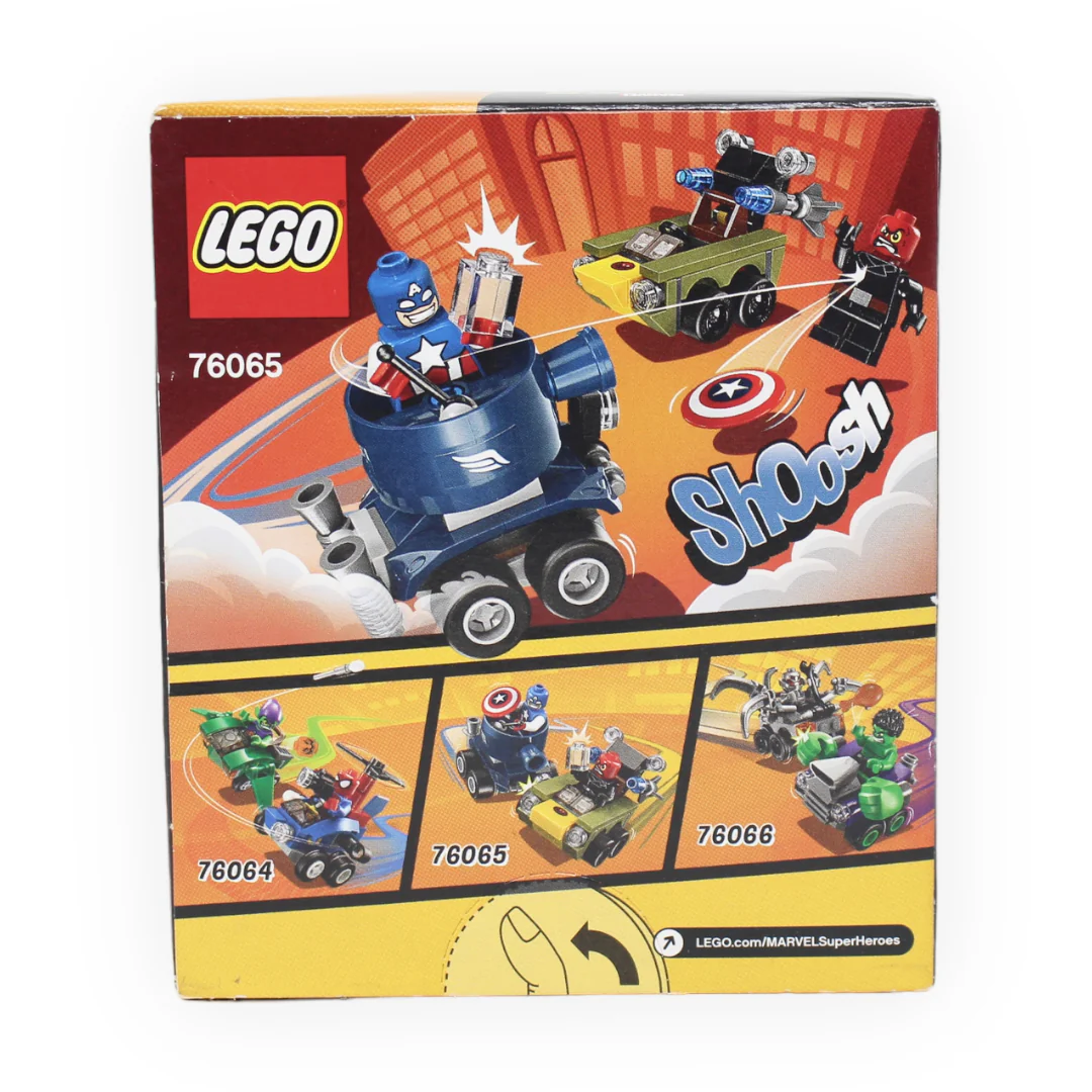 Retired Set 76065 Marvel Super Heroes Mighty Micros: Captain America vs. Red Skull - Image 2