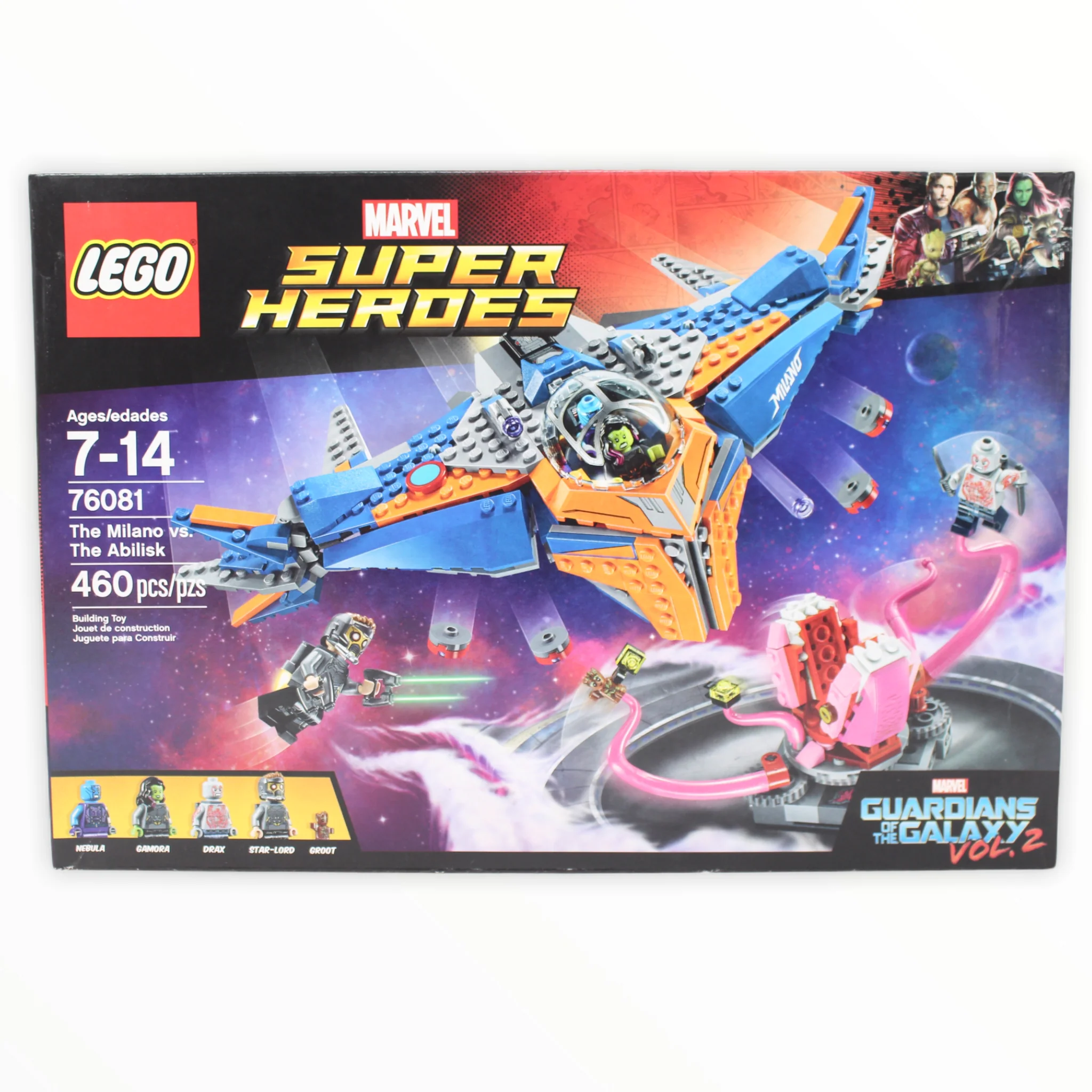 Retired Set 76081 Marvel Super Heroes The Milano vs. The Abilisk