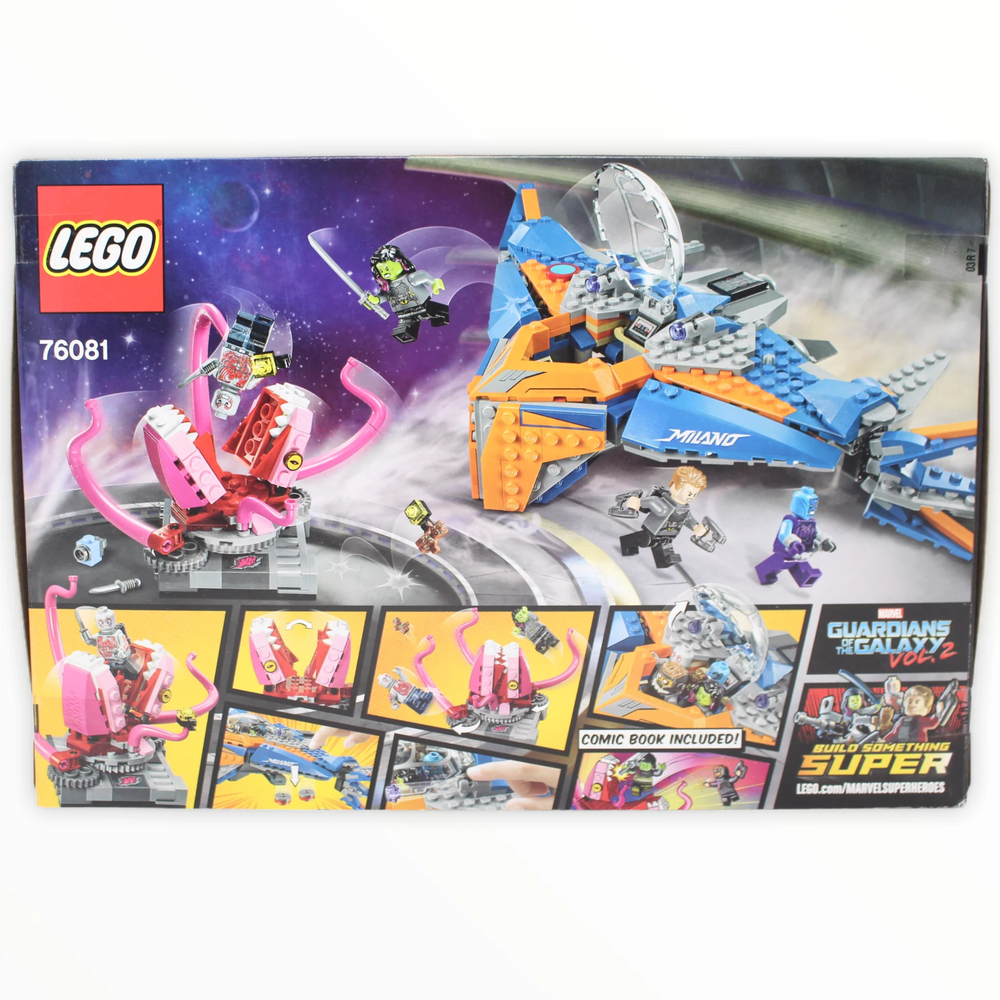 Retired Set 76081 Marvel Super Heroes The Milano vs. The Abilisk - Image 2