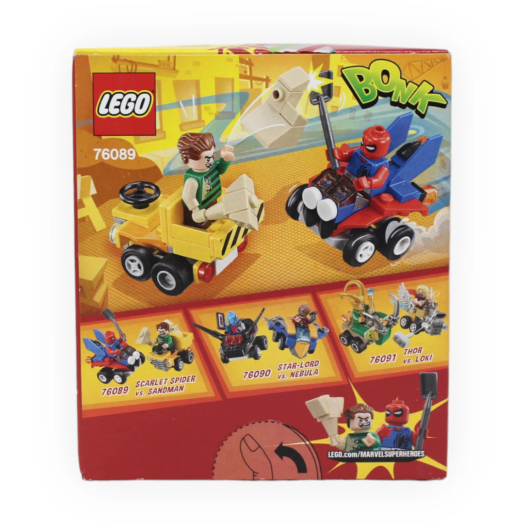 Retired Set 76089 Marvel Super Heroes Mighty Micros: Scarlet Spider vs. Sandman - Image 2