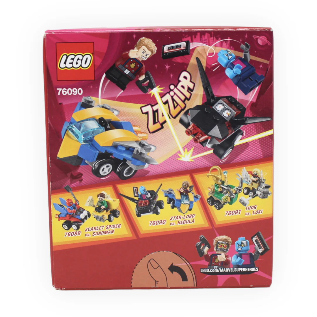 Retired Set 76090 Marvel Super Heroes Mighty Micros: Star-Lord vs. Nebula - Image 2