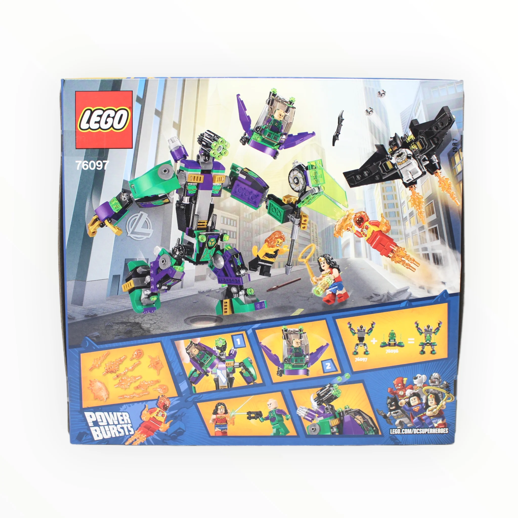 Retired Set 76097 DC Super Heroes Lex Luthor Mech Takedown - Image 2