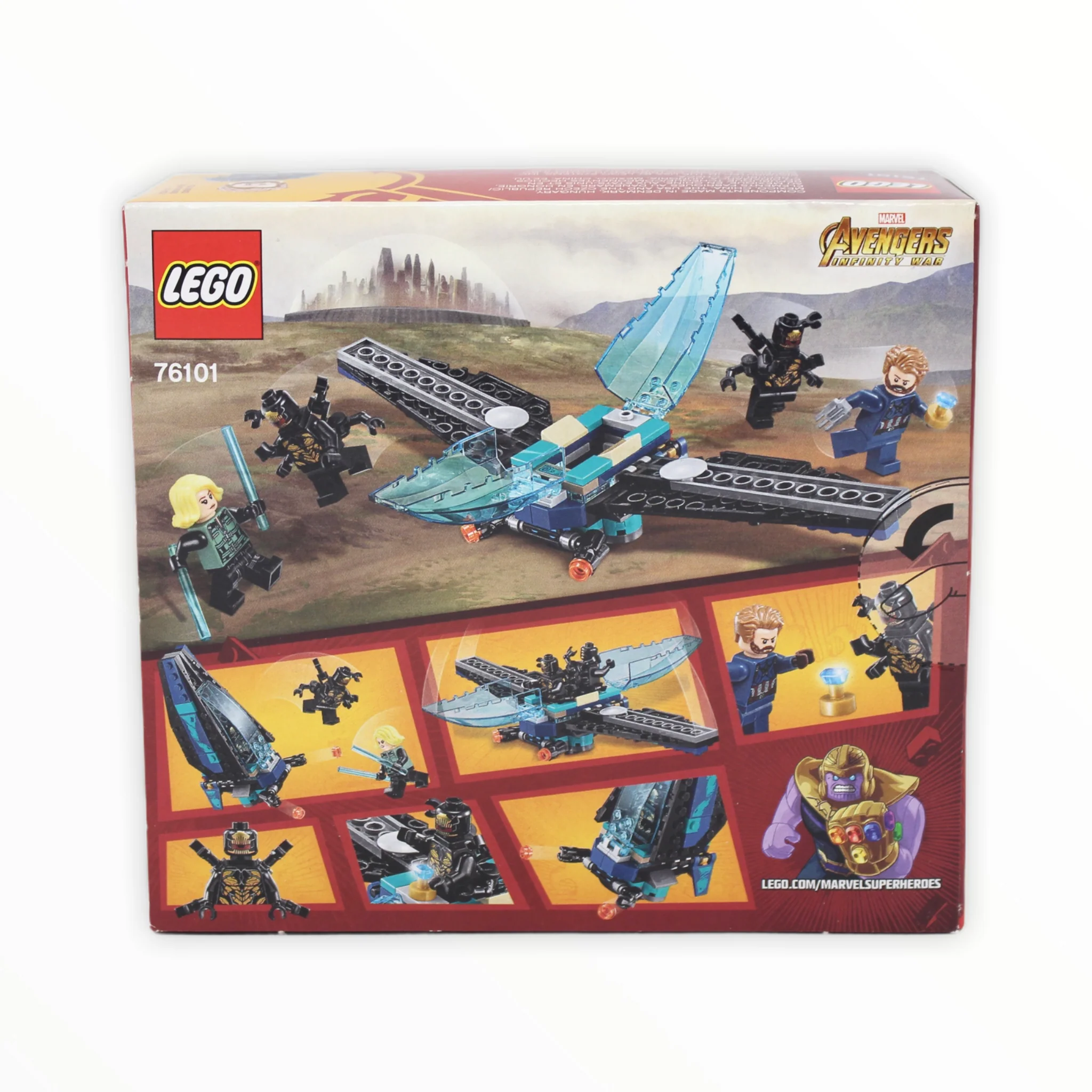 Retired Set 76101 Marvel Super Heroes Outrider Dropship Attack - Image 2