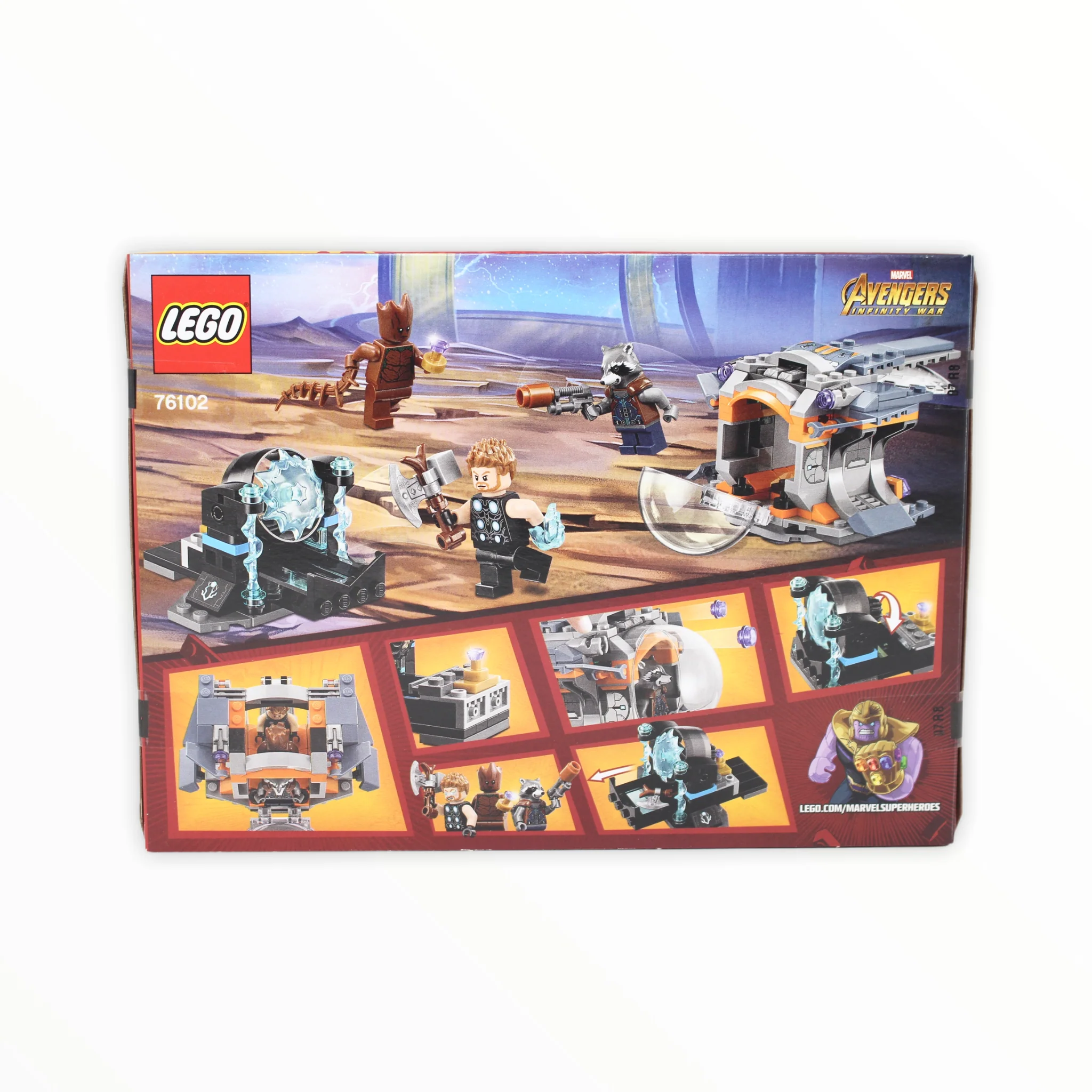 Retired Set 76102 Marvel Super Heroes Thor’s Weapon Quest - Image 2