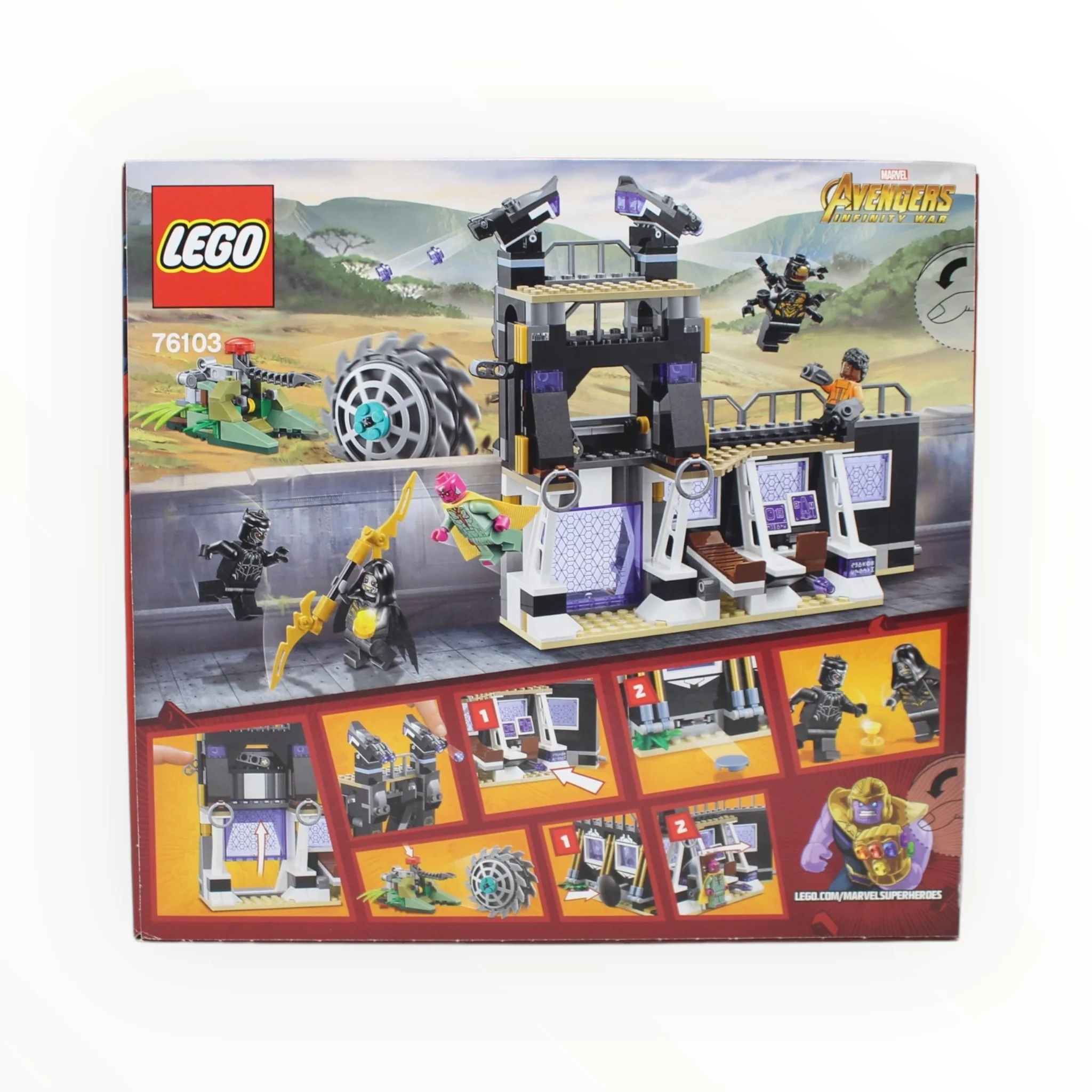 Retired Set 76103 Marvel Super Heroes Corvus Glaive Thresher Attack (damaged box) - Image 2