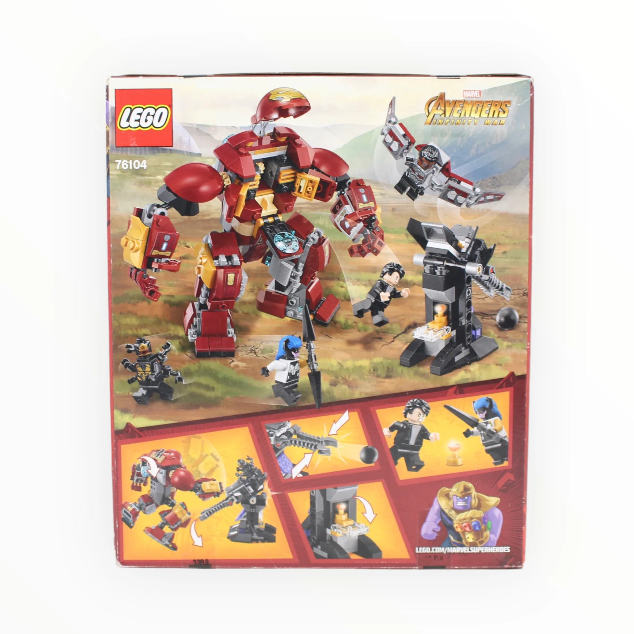 Retired Set 76104 Marvel Super Heroes The Hulkbuster Smash-Up - Image 2