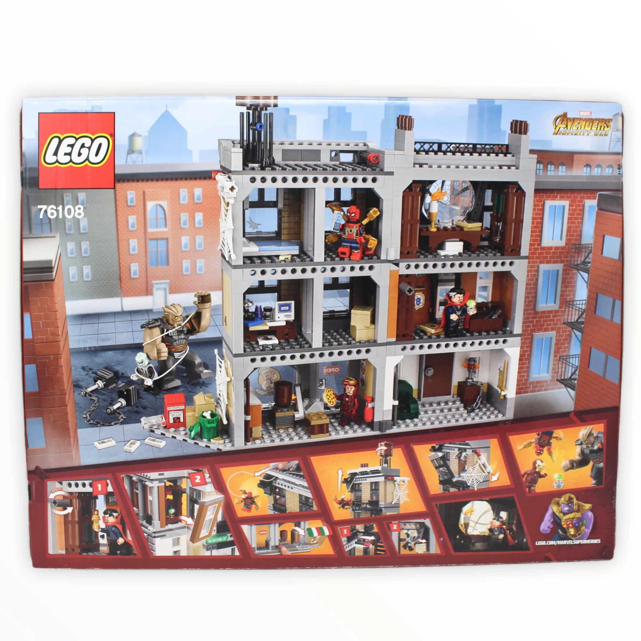 Retired Set 76108 Marvel Super Heroes Sanctum Sanctorum Showdown - Image 2