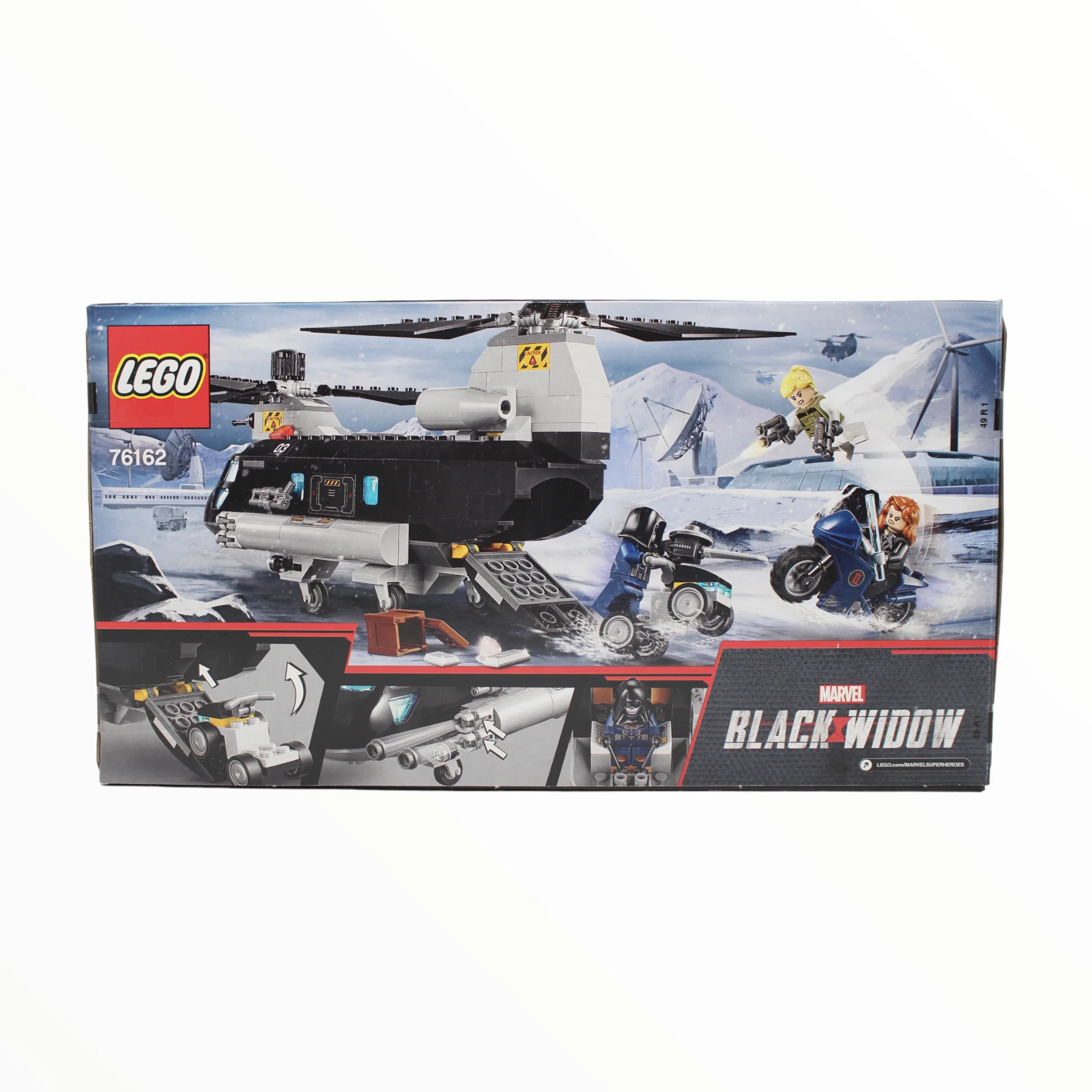 Retired Set 76162 Marvel Black Widow’s Helicopter Chase - Image 2