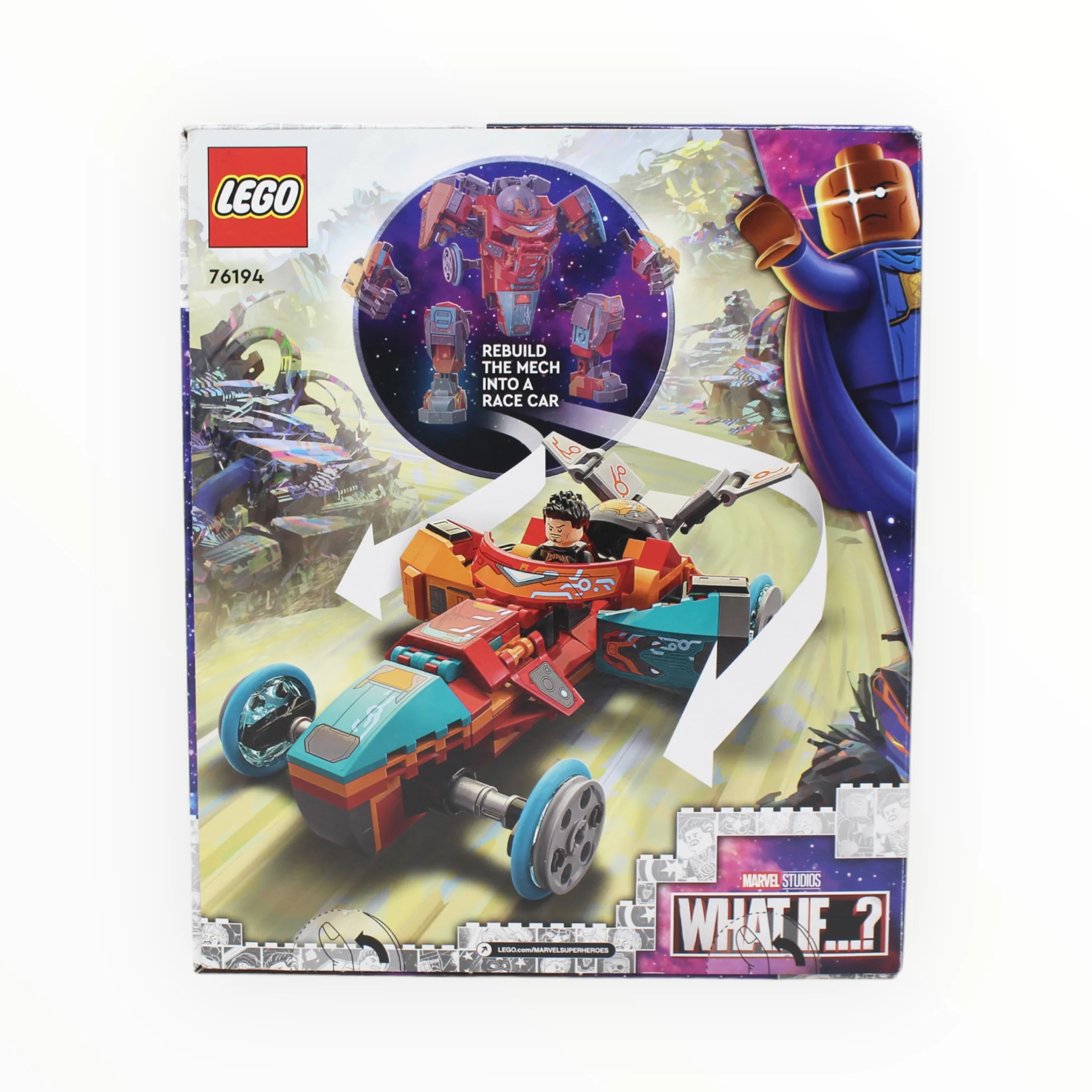Retired Set 76194 Marvel What If…? Tony Stark’s Sakaarian Iron Man - Image 2