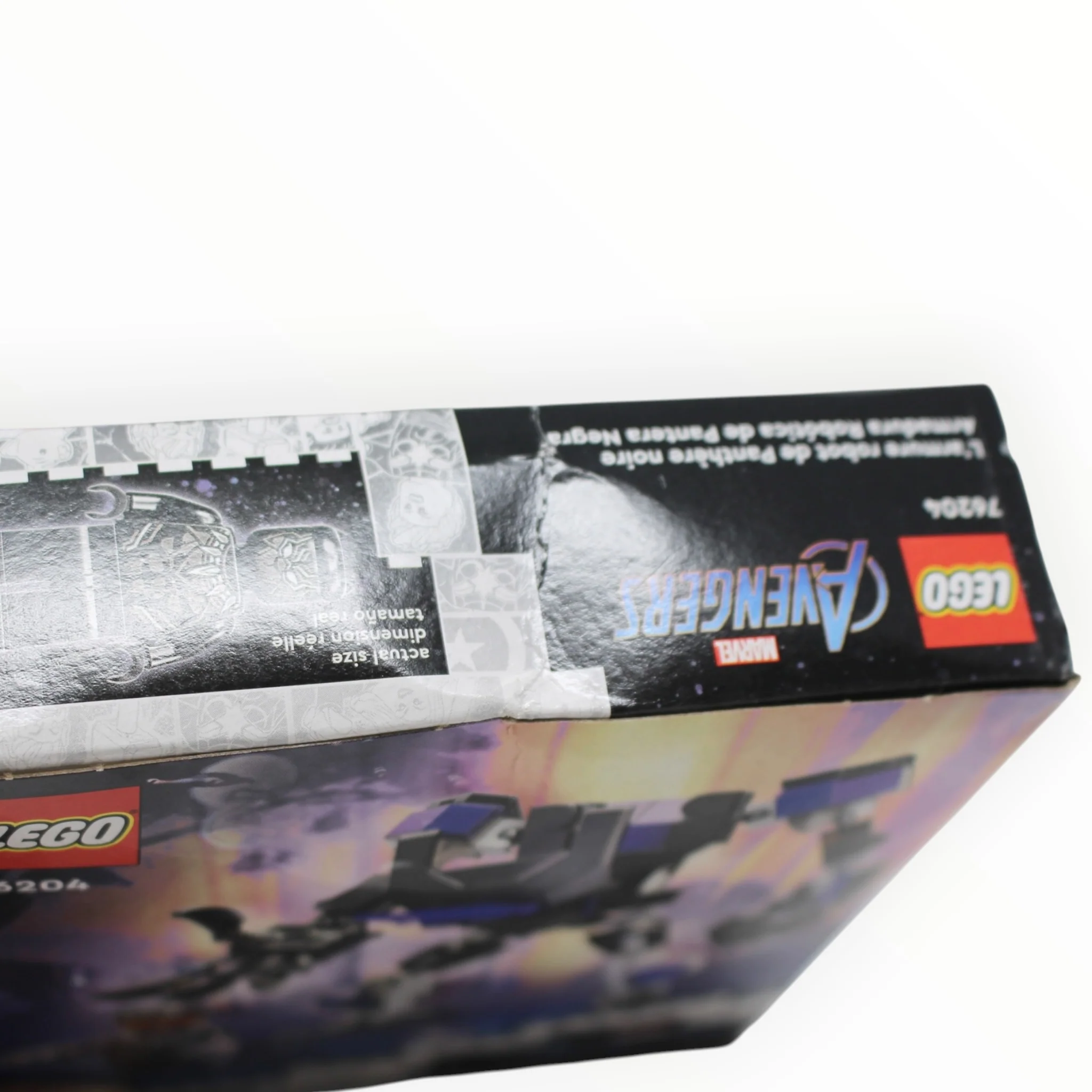 Retired Set 76204 Marvel Black Panther Mech Armor (some box damage) - Image 4