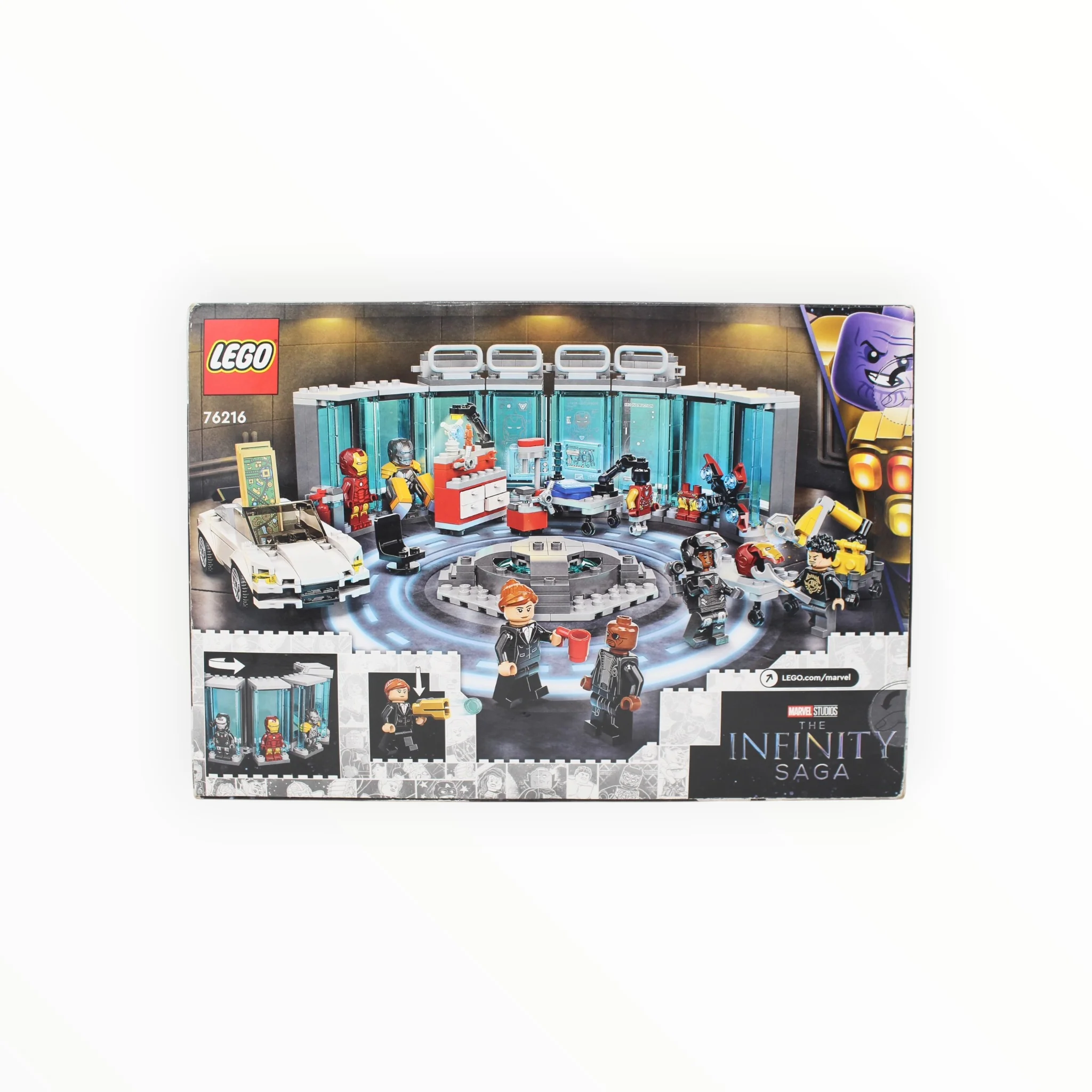 Retired Set 76216 Infinity Saga Iron Man Armory (damaged box) - Image 2