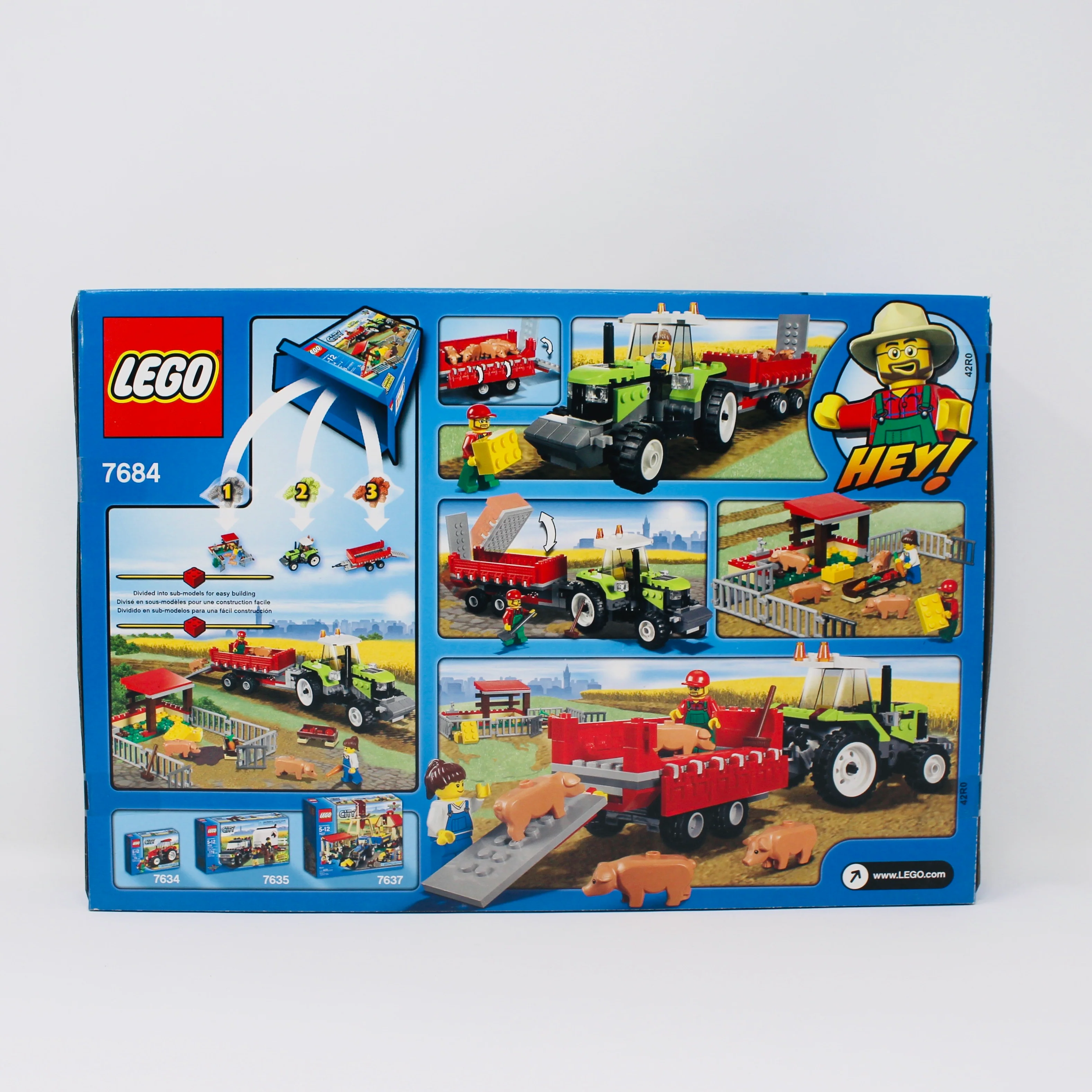 Retired Set 7684 City Pig Farm & Tractor - Image 2