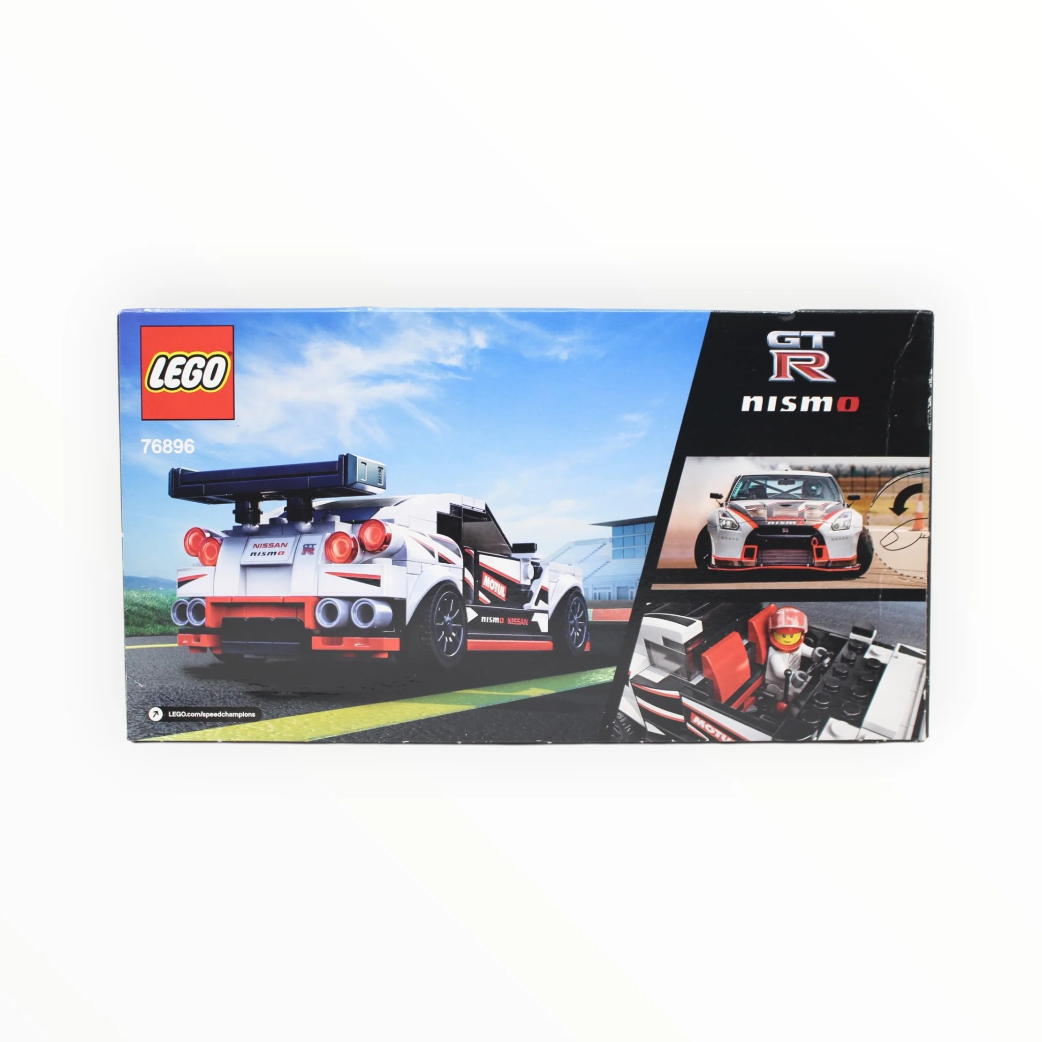 Retired Set 76896 Speed Champions Nissan GT-R NISMO (damaged box) - Image 2