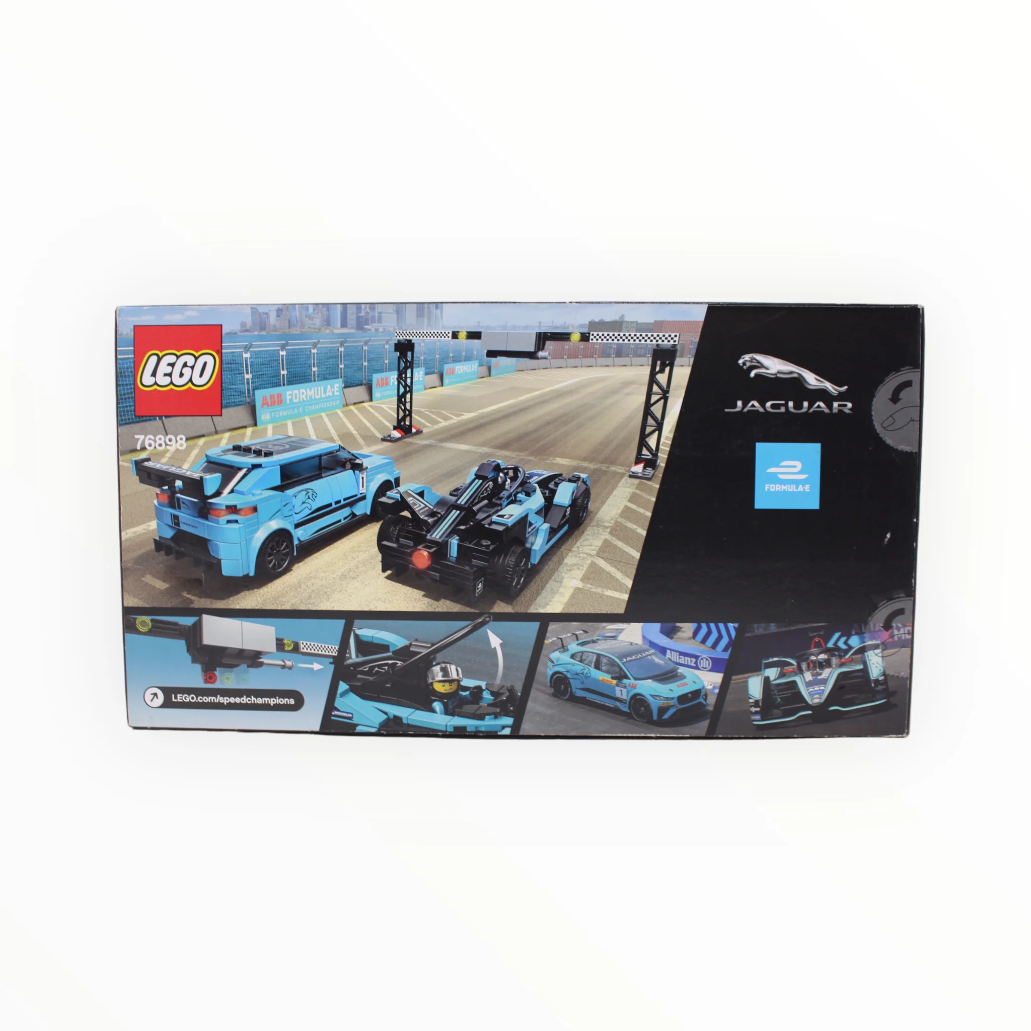 Retired Set 76898 Speed Champions Formula E Panasonic Jaguar Racing GEN2 Car & Jaguar I-PACE eTROPHY - Image 2