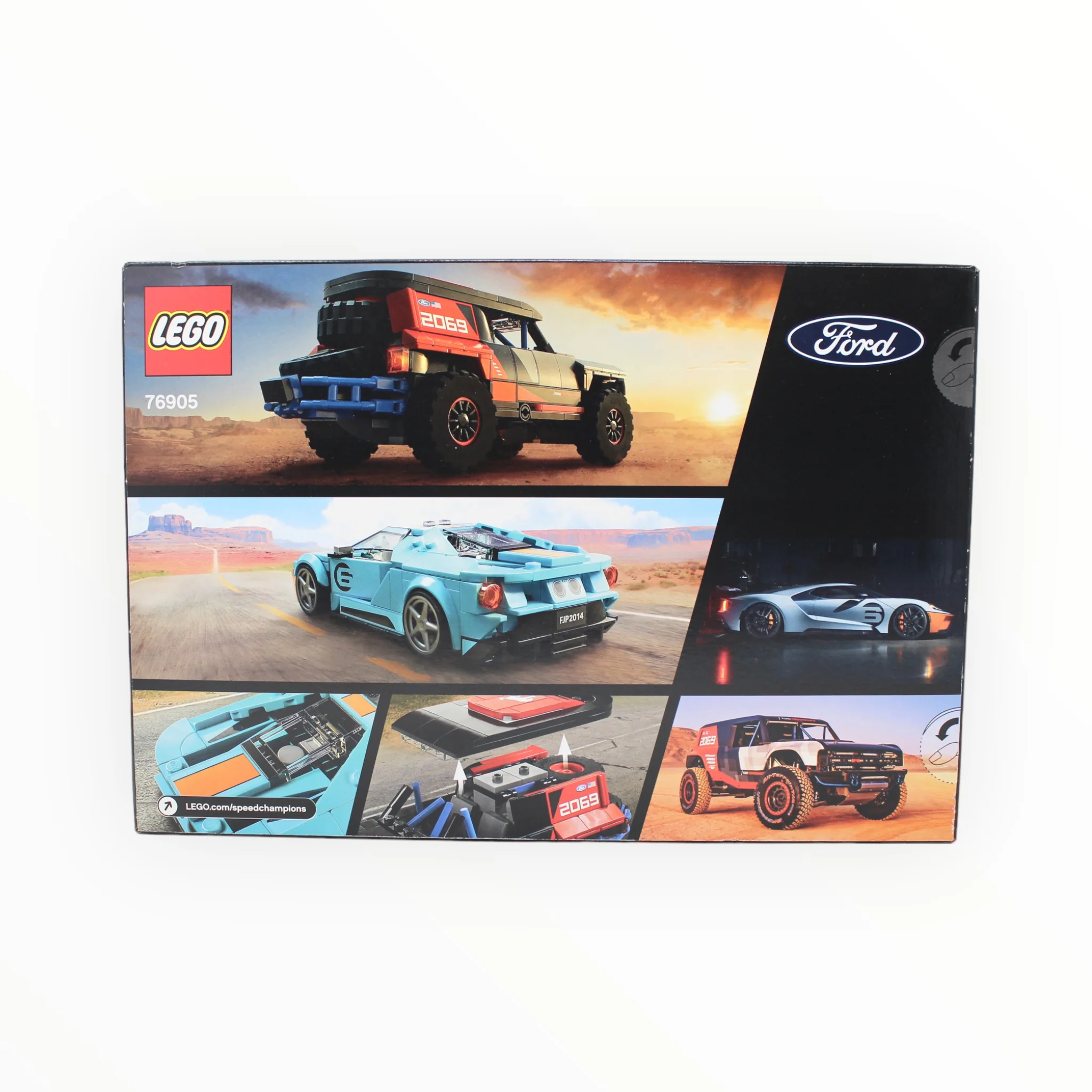 Retired Set 76905 Speed Champions Ford GT Heritage Edition and Bronco R - Image 2