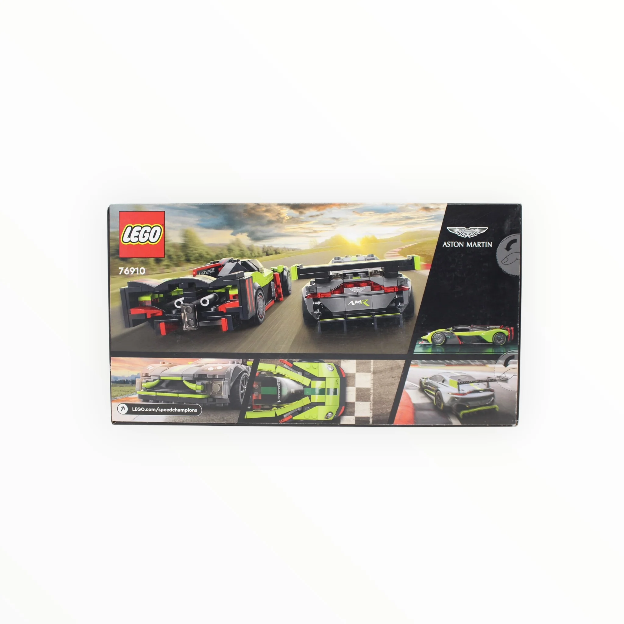 Retired Set 76910 Speed Champions Aston Martin Valkyrie AMR Pro and Aston Martin Vantage GT3 (slight box damage) - Image 2
