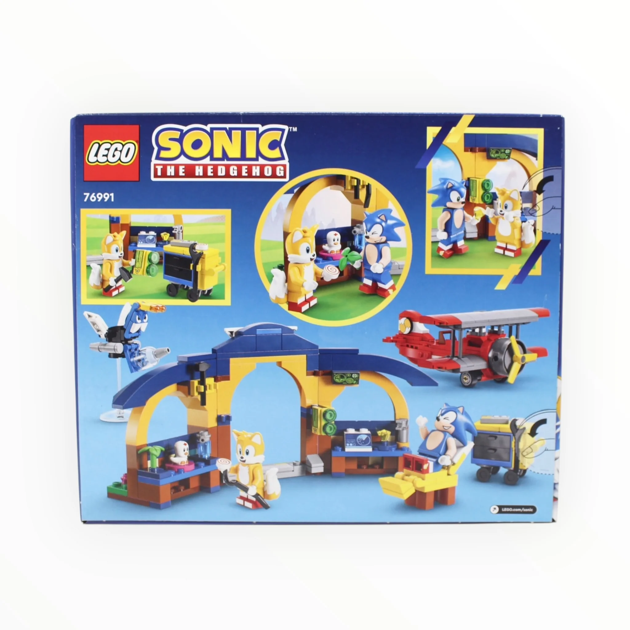 Retired Set 76991 Sonic the Hedgehog Tails’ Workshop and Tornado Plane (slight box damage) - Image 2