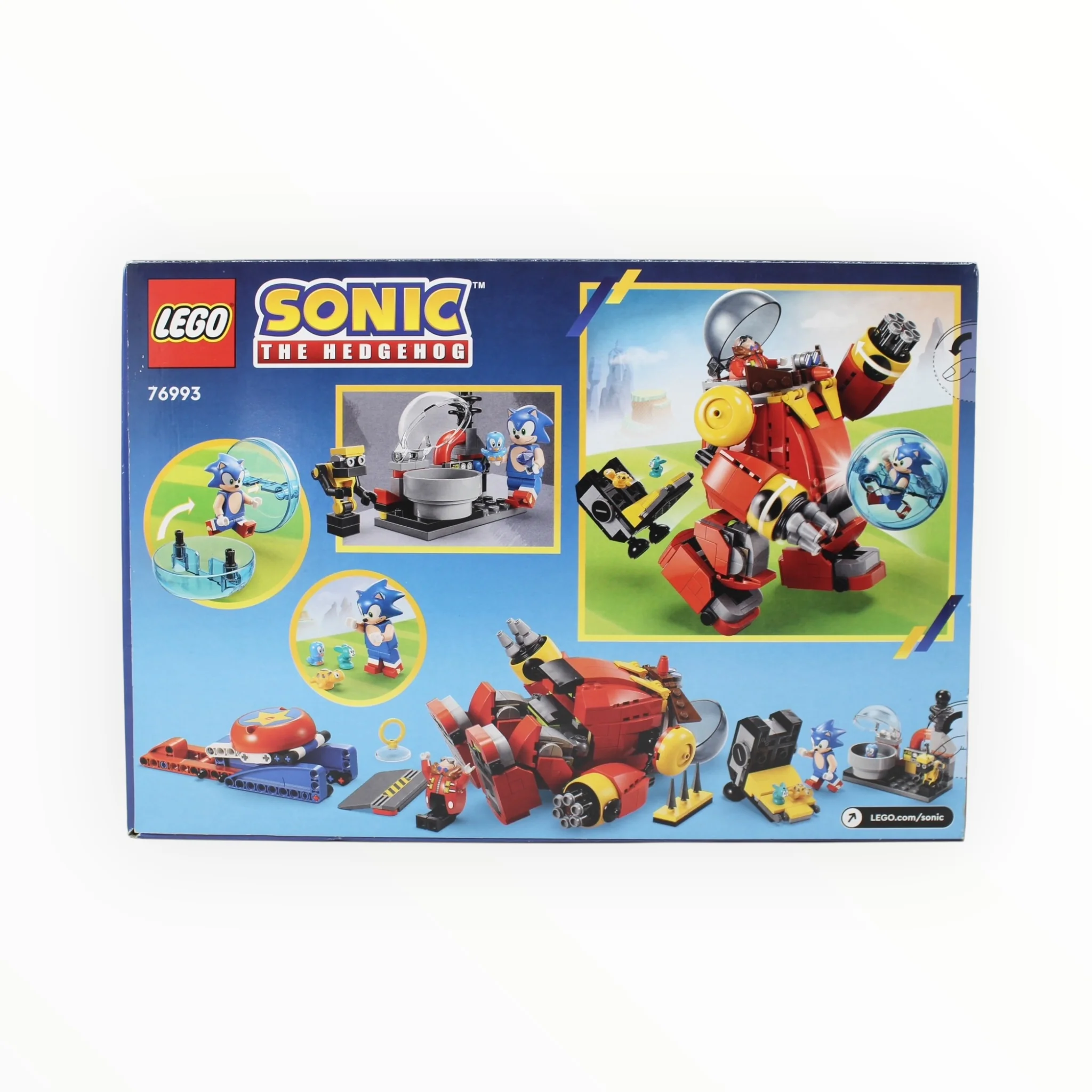 Retired Set 76993 Sonic the Hedgehog Sonic vs. Dr. Eggman’s Death Egg Robot - Image 2