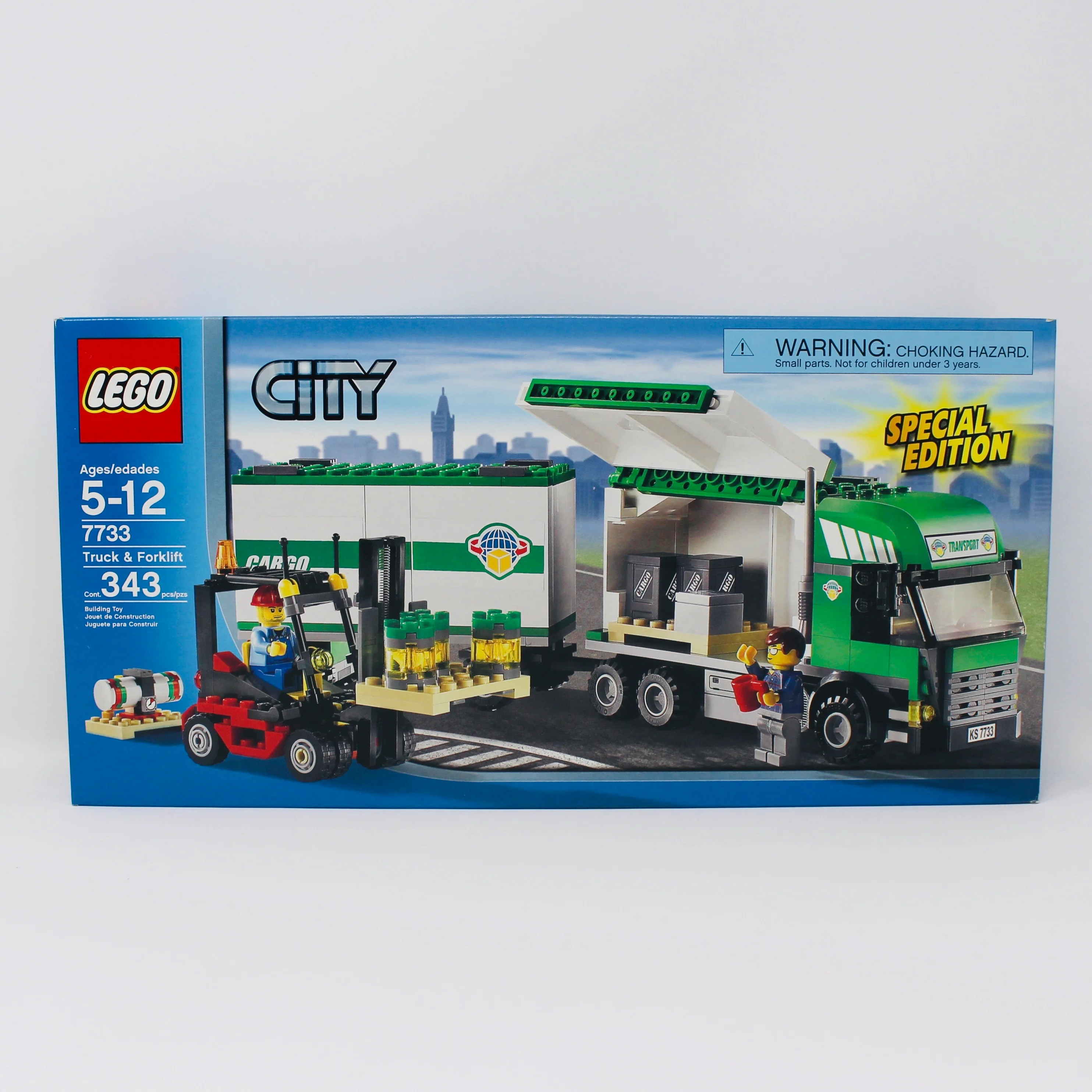 Retired Set 7733 City Truck & Forklift