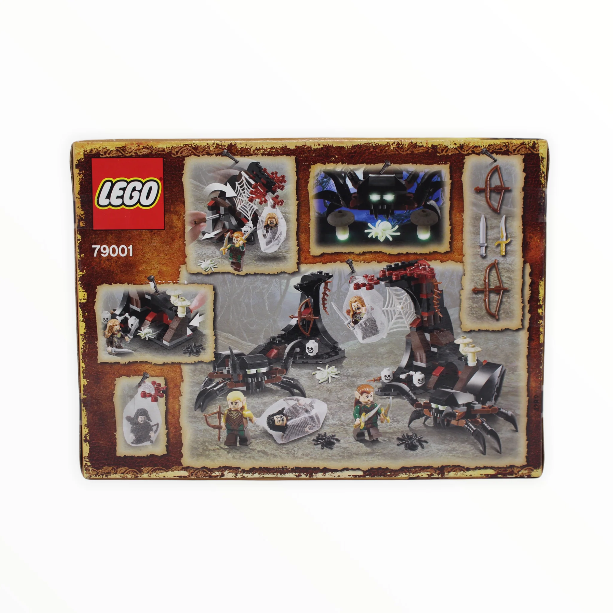 Retired Set 79001 The Hobbit Escape from Mirkwood Spiders - Image 2
