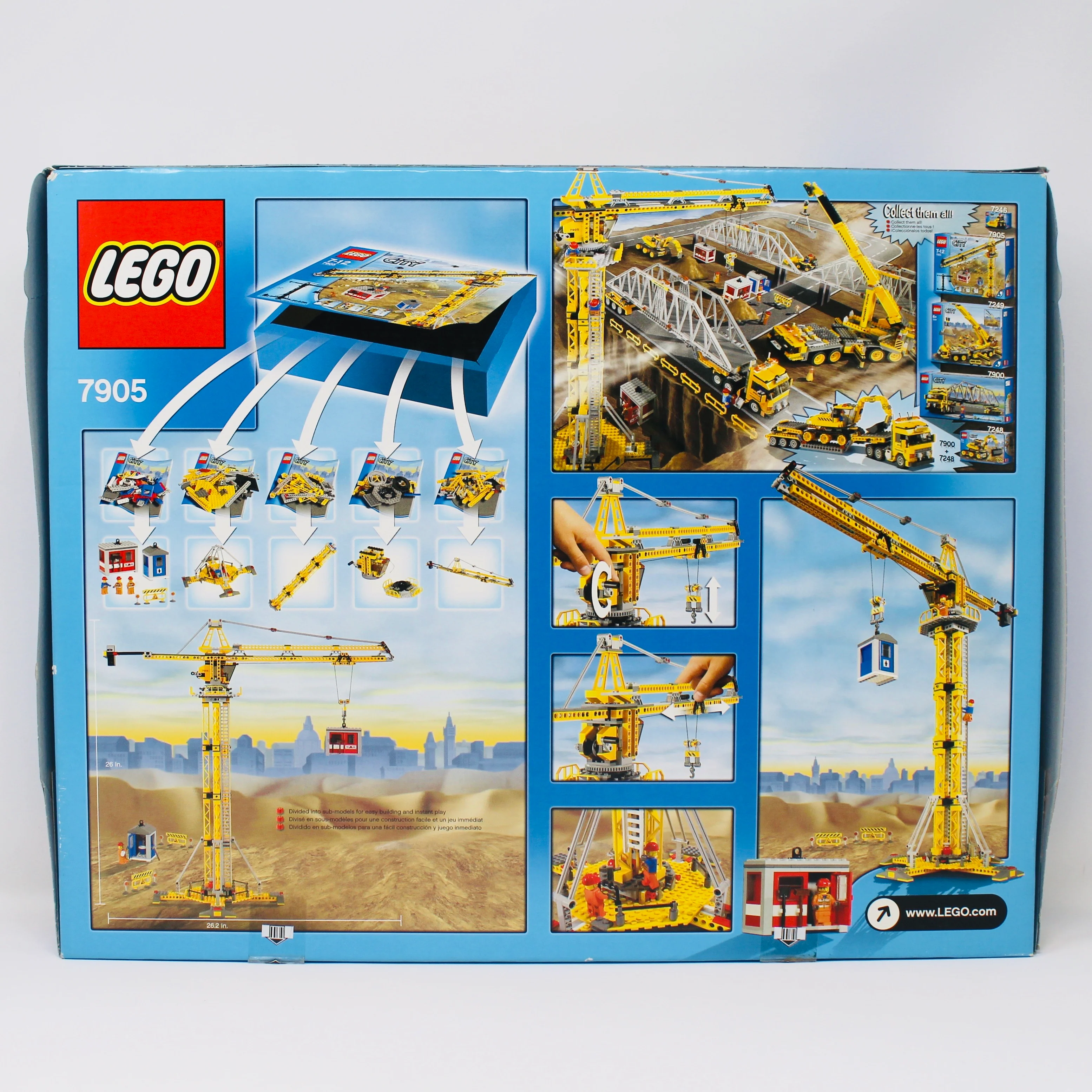 Retired Set 7905 City Building Crane - Image 2
