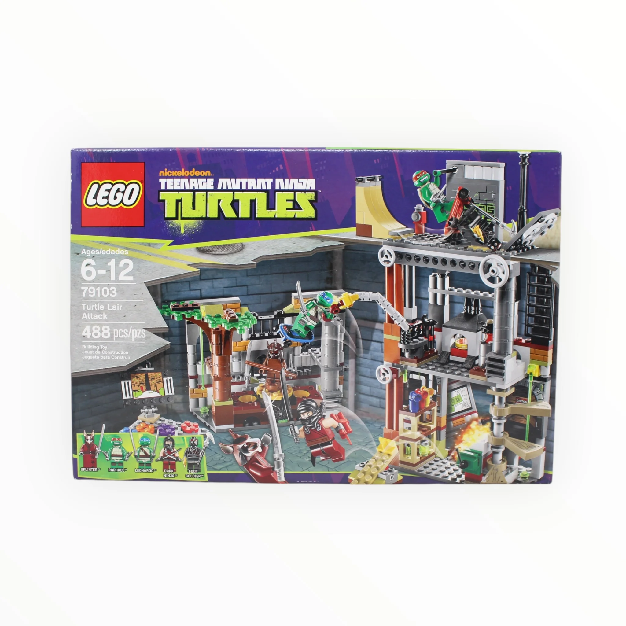 Retired Set 79103 Teenage Mutant Ninja Turtles Turtle Lair Attack