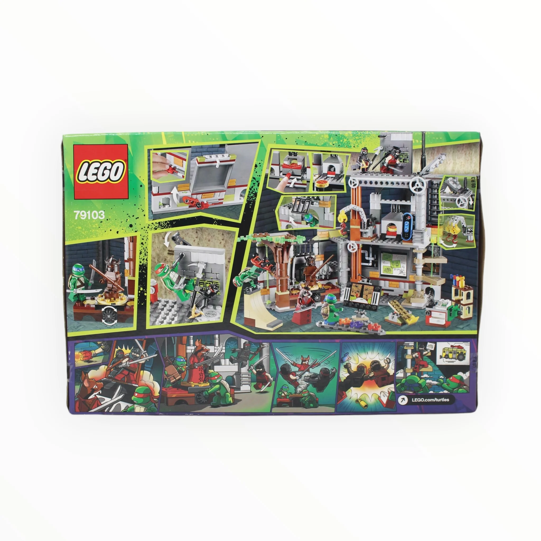 Retired Set 79103 Teenage Mutant Ninja Turtles Turtle Lair Attack - Image 2