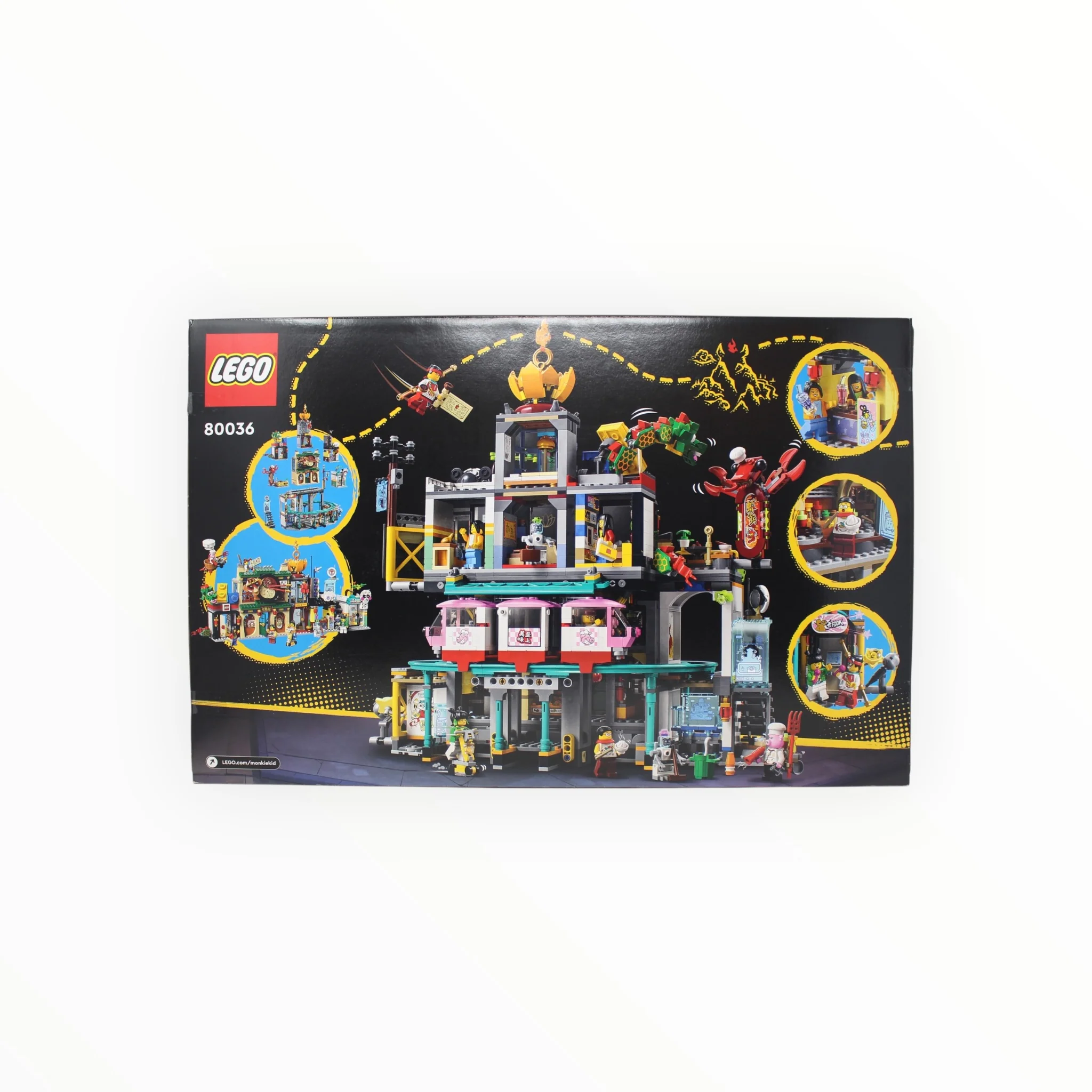 Retired Set 80036 Monkie Kid The City of Lanterns (slight box damage) - Image 2