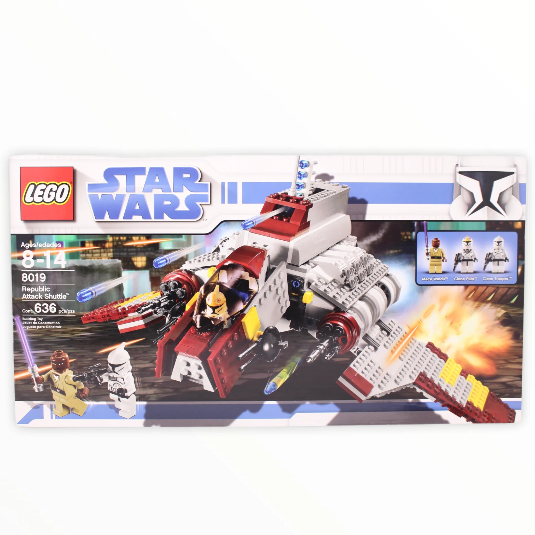 Retired Set 8019 Star Wars Republic Attack Shuttle - Image 3