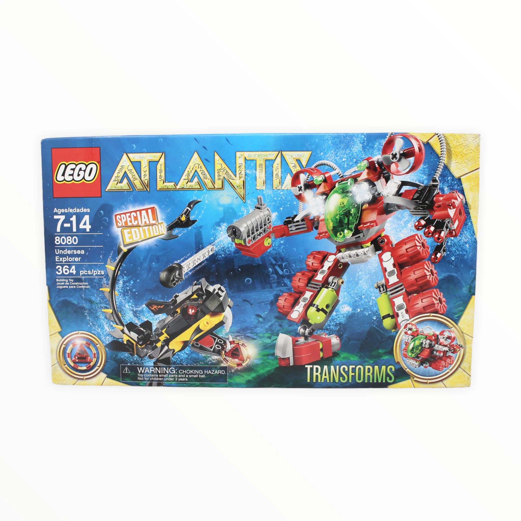 Retired Set 8080 Atlantis Undersea Explorer